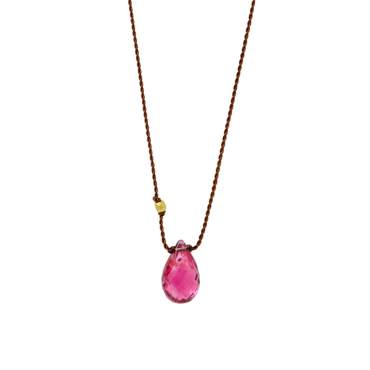 Pink Tourmaline Necklace