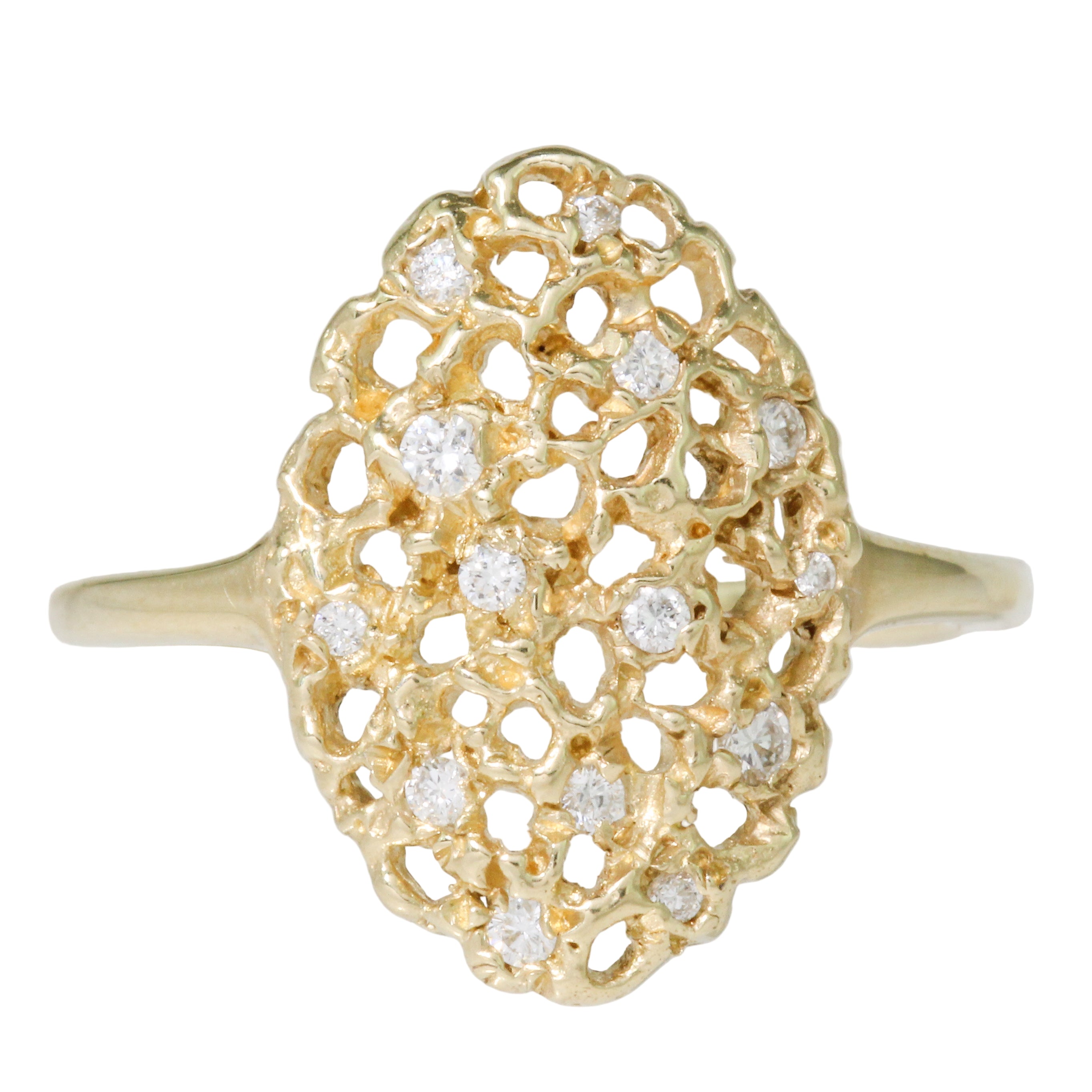 Honeycomb Lace Ring