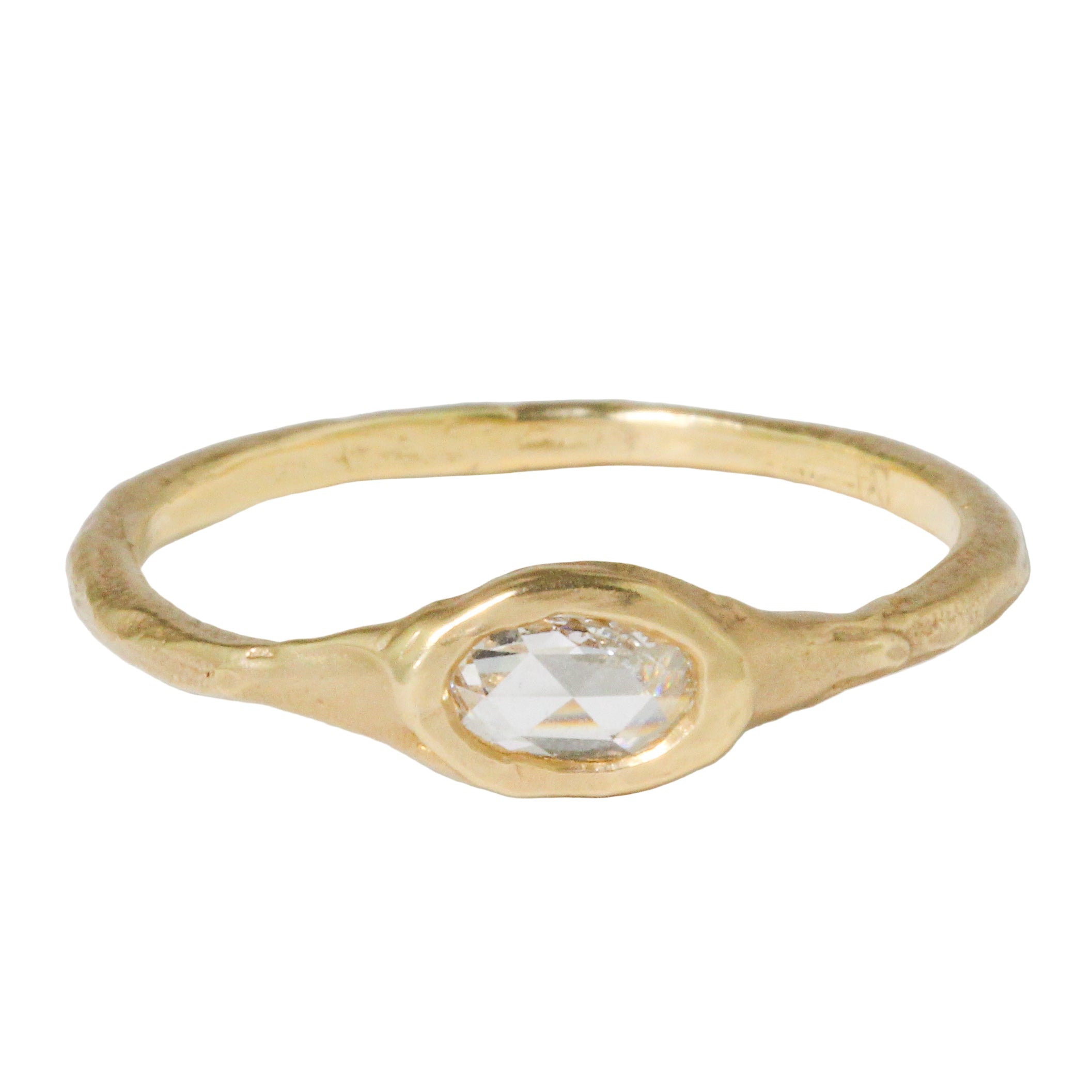 Rose Cut Diamond Ring