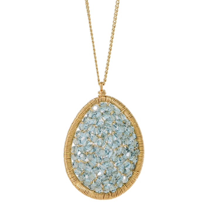 Blue Mosaic Necklace