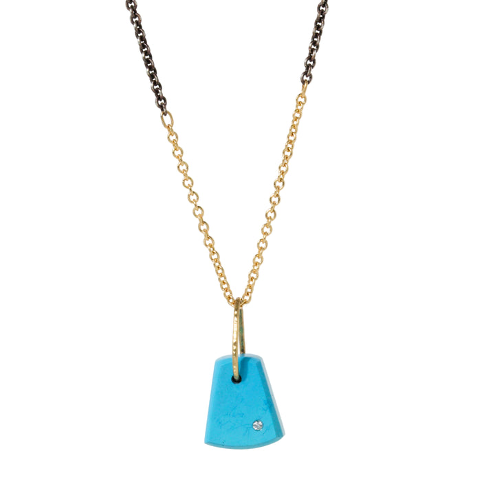 Turquoise Prism Necklace