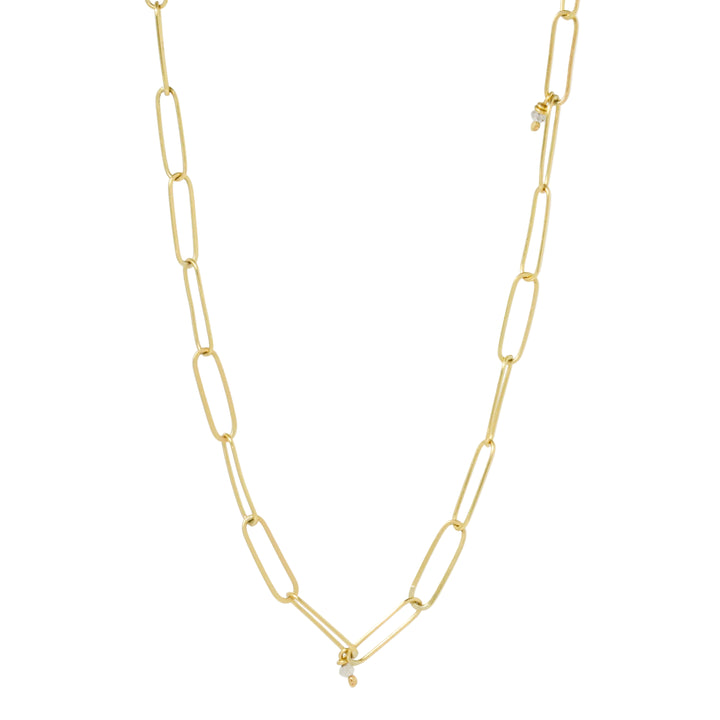Diamond Popsicle Chain Necklace