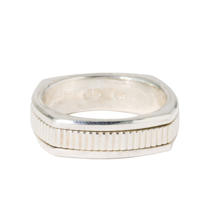 Squared Spinner Ring