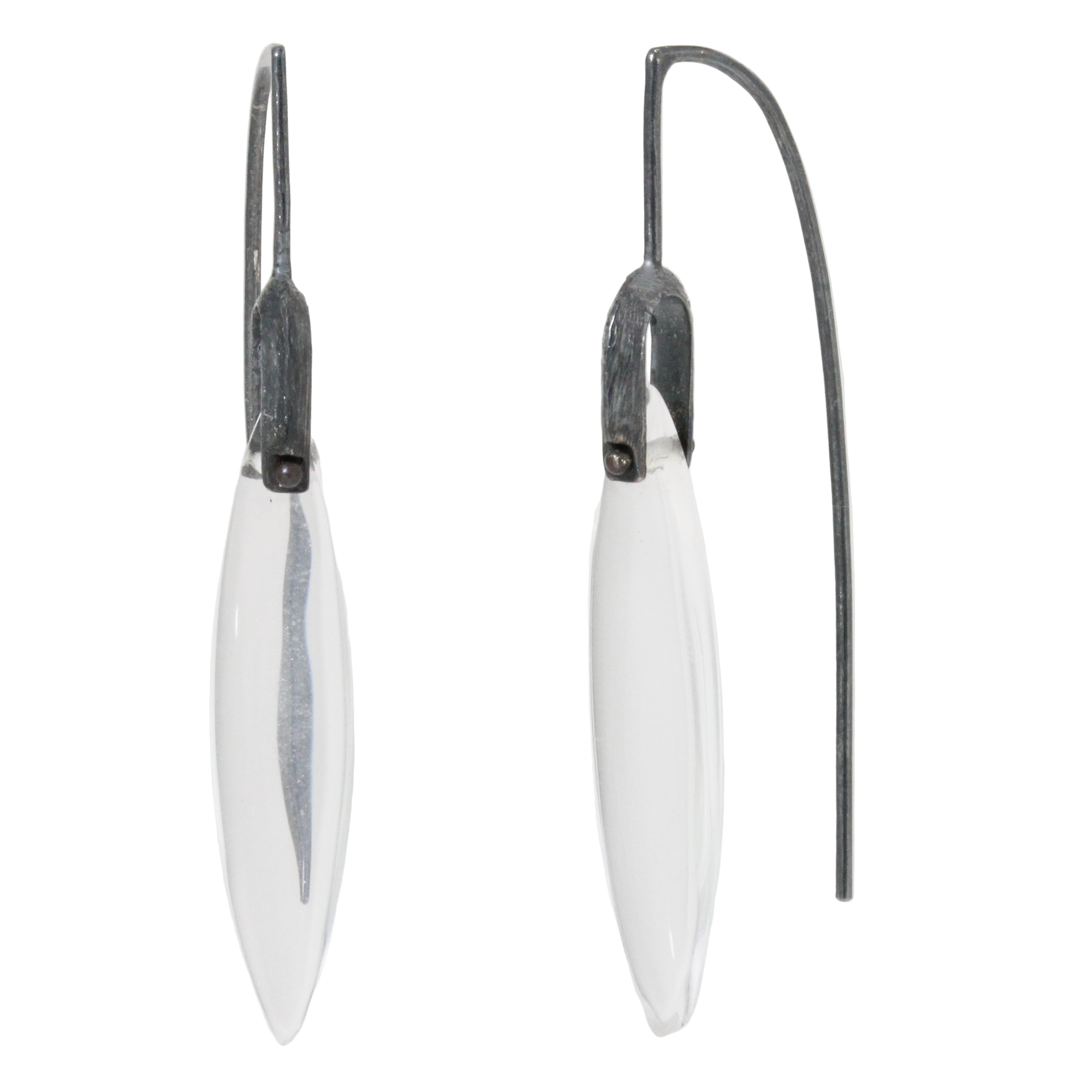 Marquis Clear Quartz Earrings