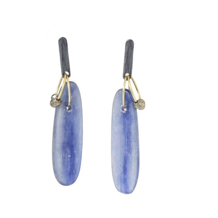 Mini Tangle Kyanite Earrings
