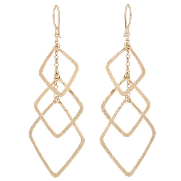 Diamond Cascading Earrings