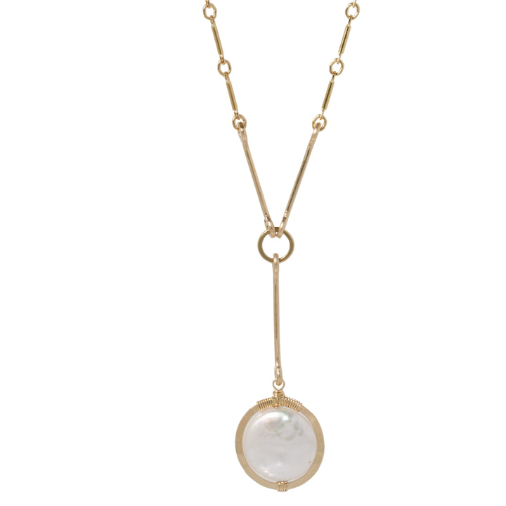 Pearl Lariat Necklace
