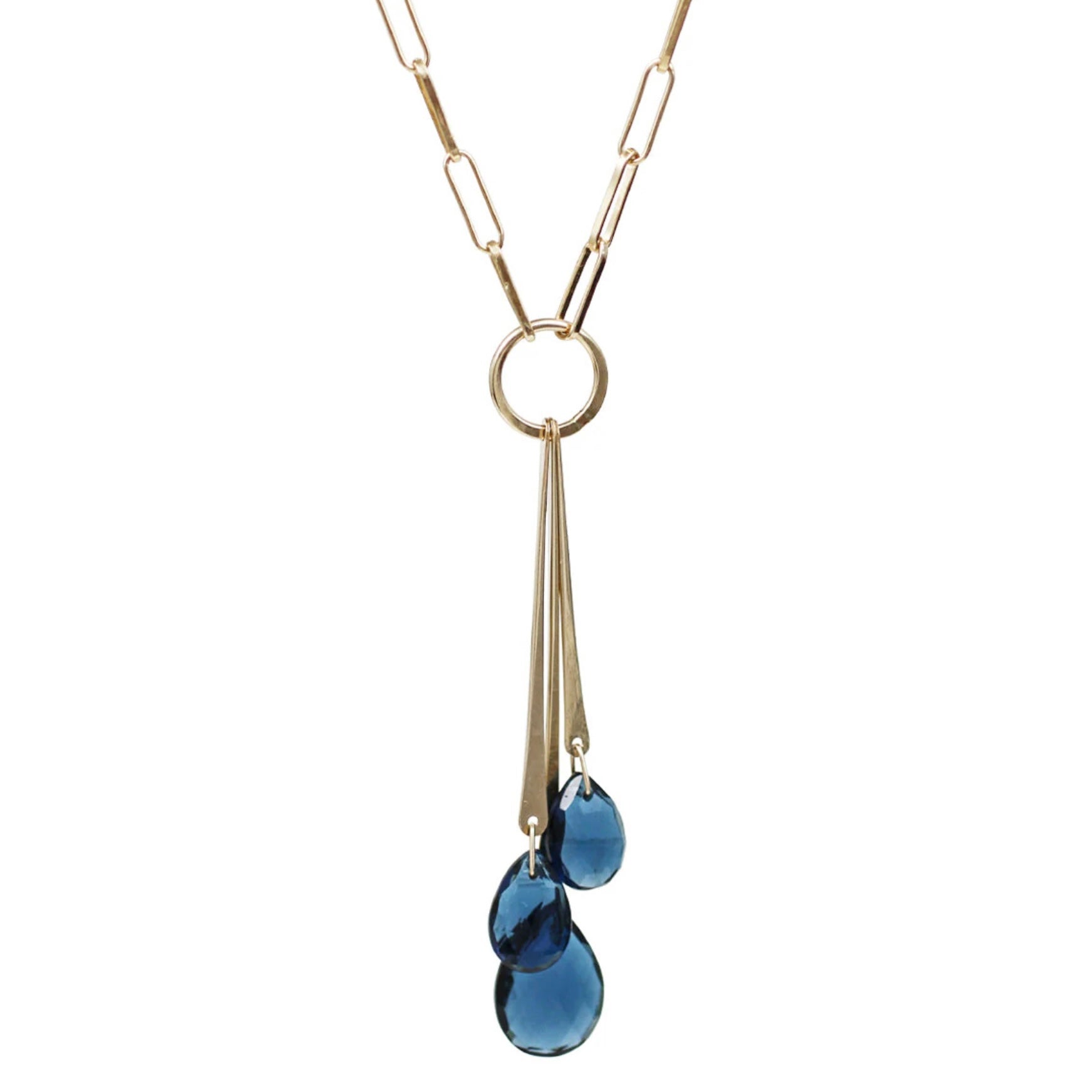 Revere Blue Quartz Necklace