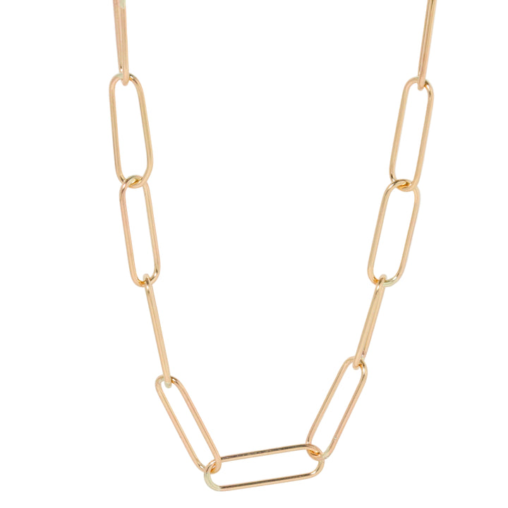 Paperclip Gold-Fill Link Necklace