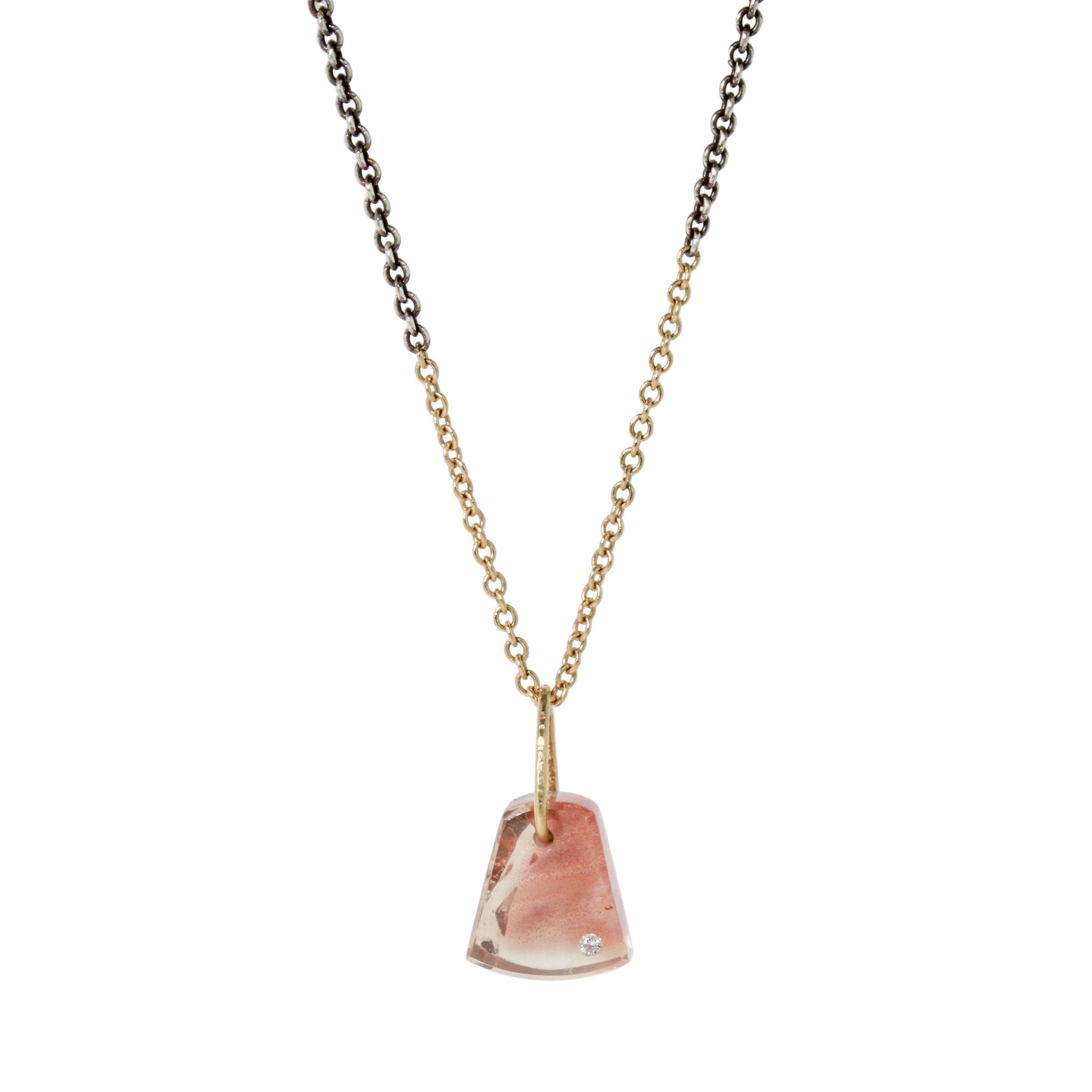 Oregon Sunstone Prism Necklace