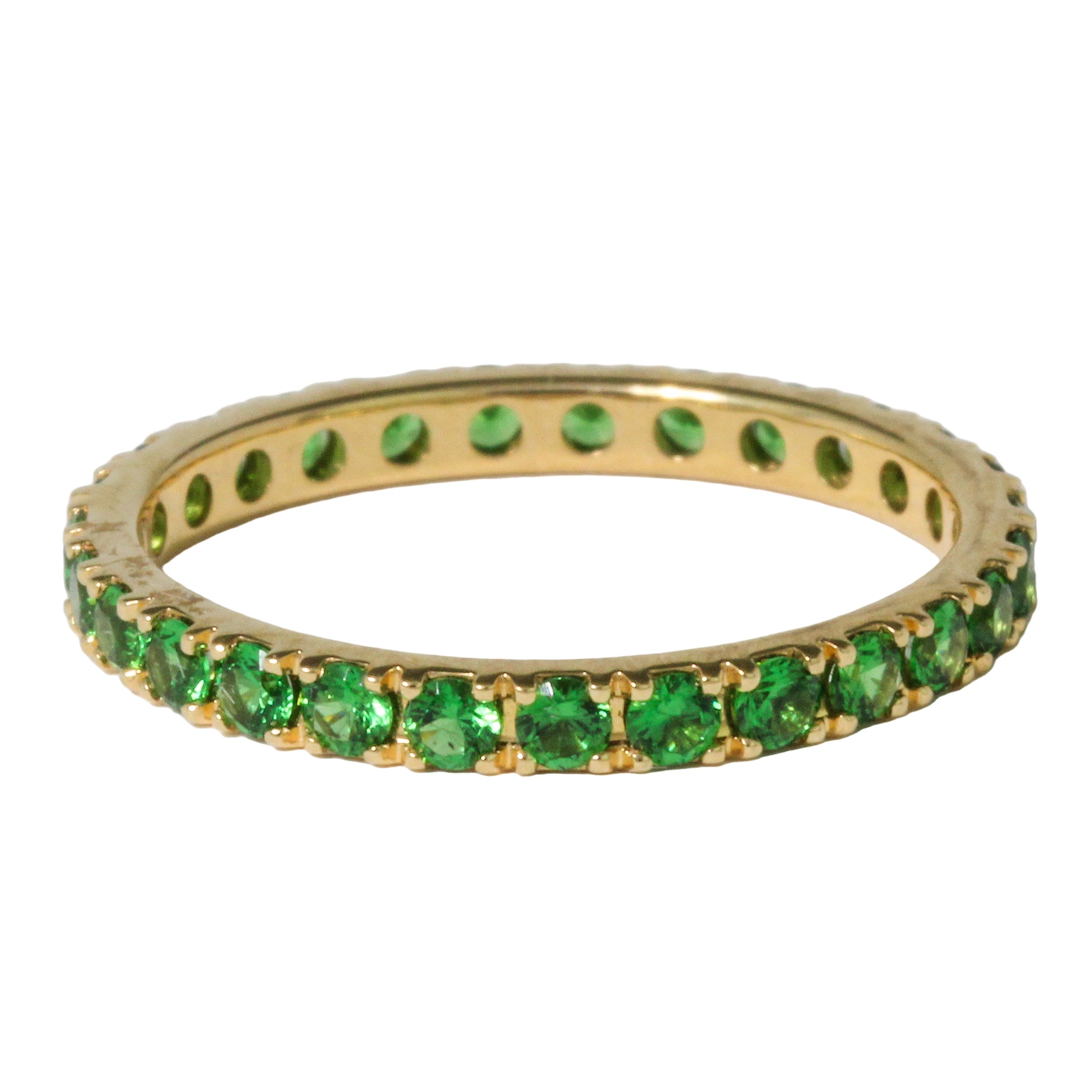 Tsavorite Eternity Band