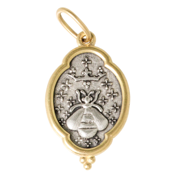 Fancy Oval Queen Bee + Crown Charm