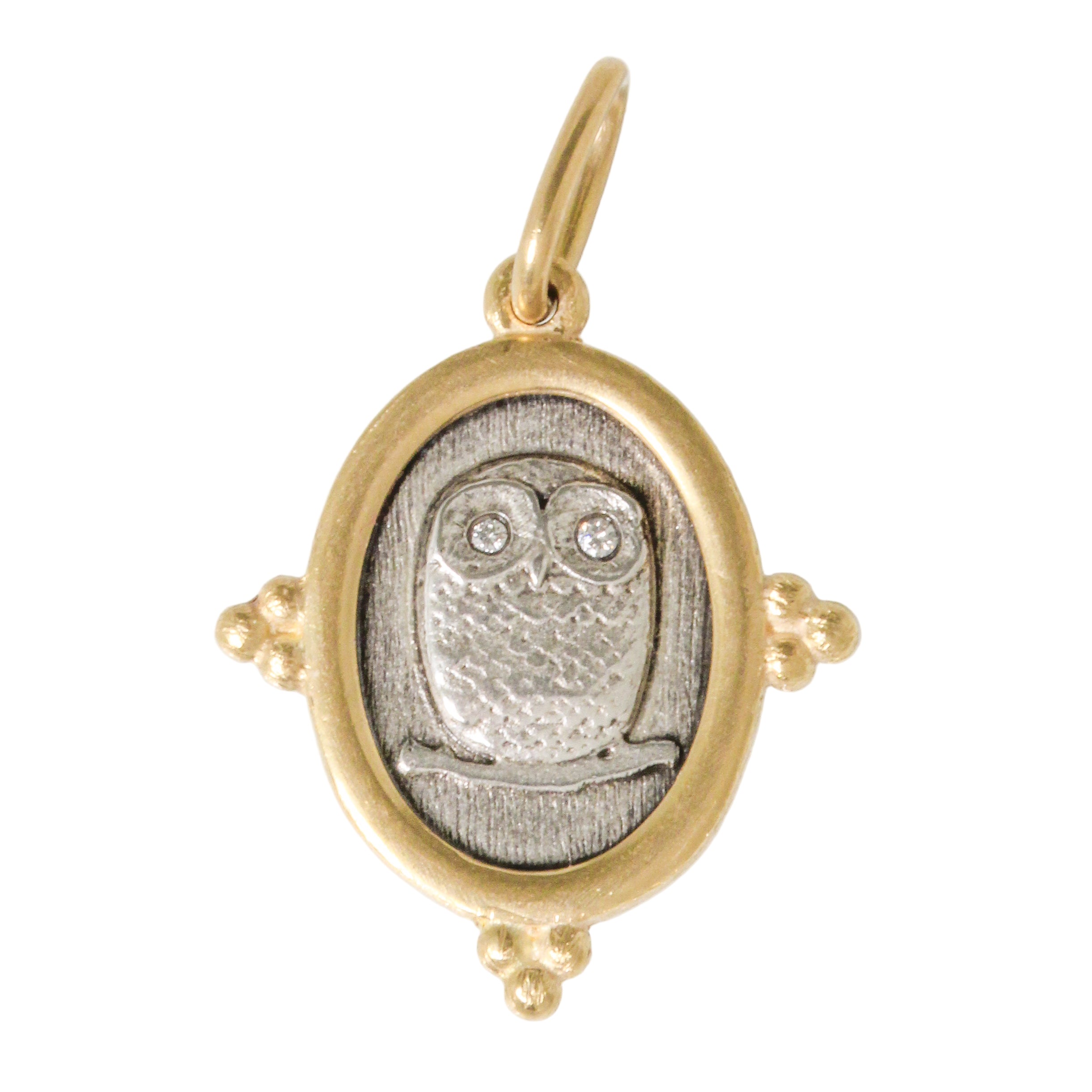 Baby Owl + North Star Charm