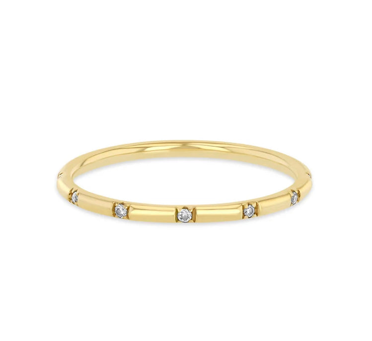 Pave Twelve Diamond Eternity Ring