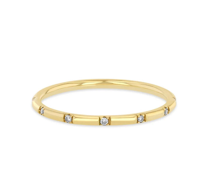 Pave Twelve Diamond Eternity Ring