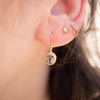 Light Blue Sapphire Drop Earrings