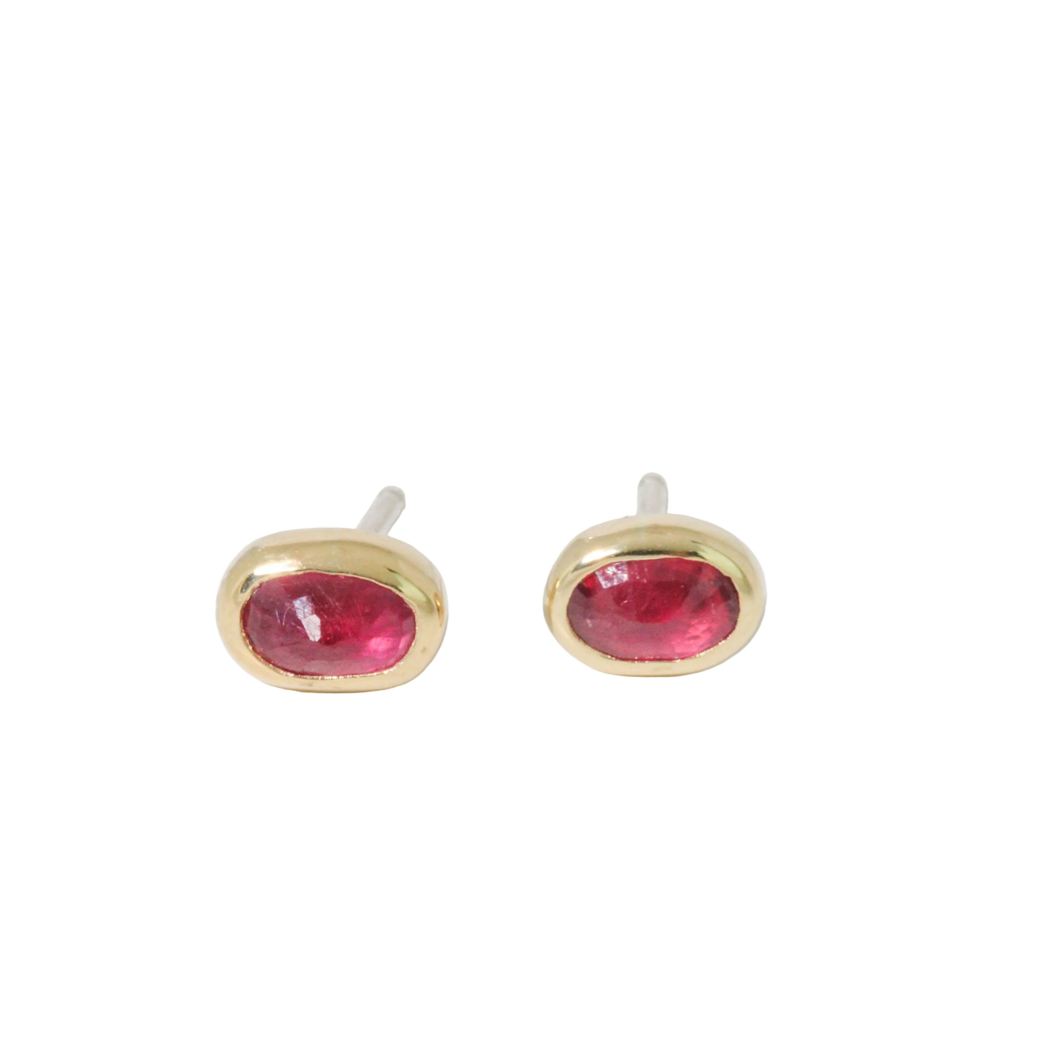 Ruby Sister Stud Earrings