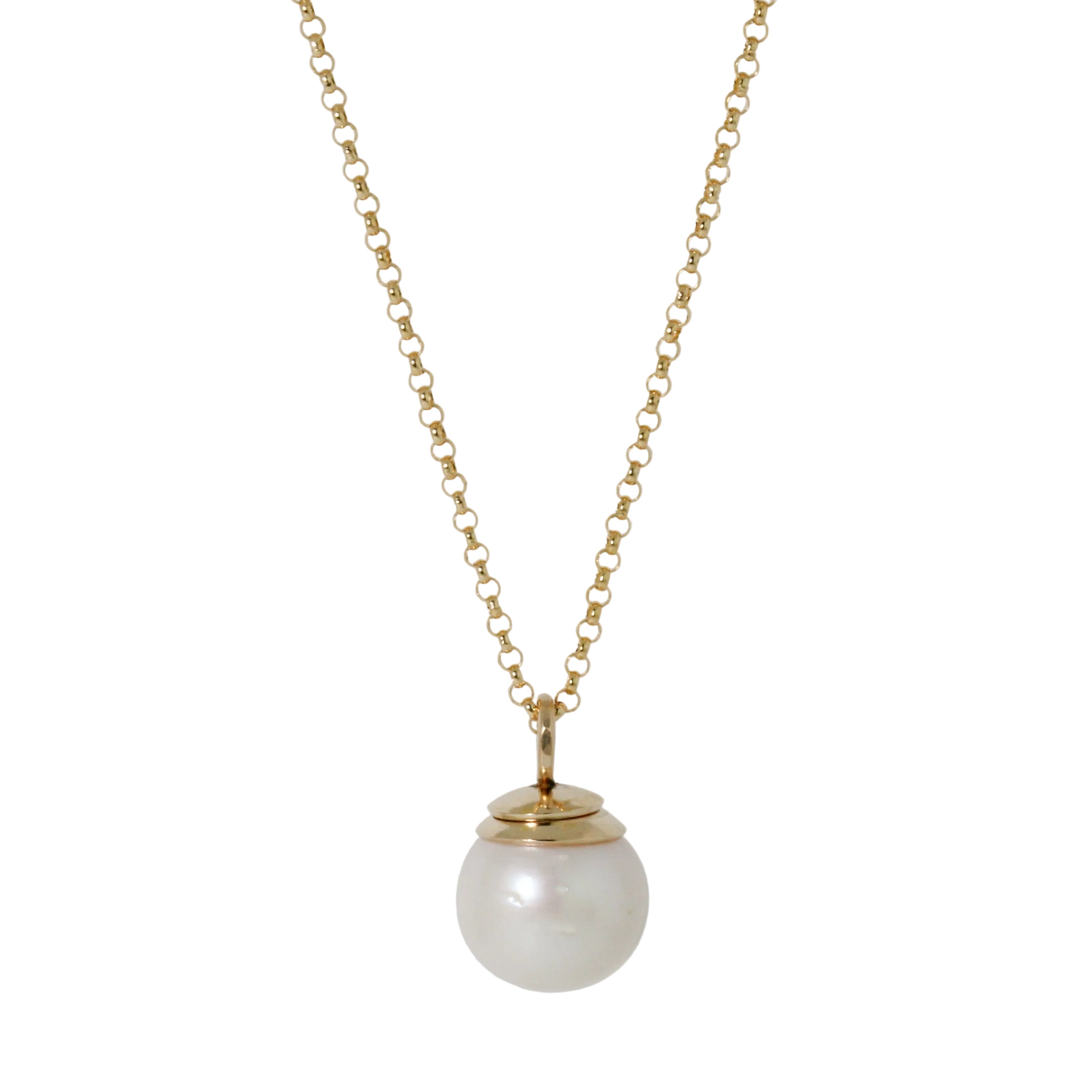 Cleo White Pearl Necklace