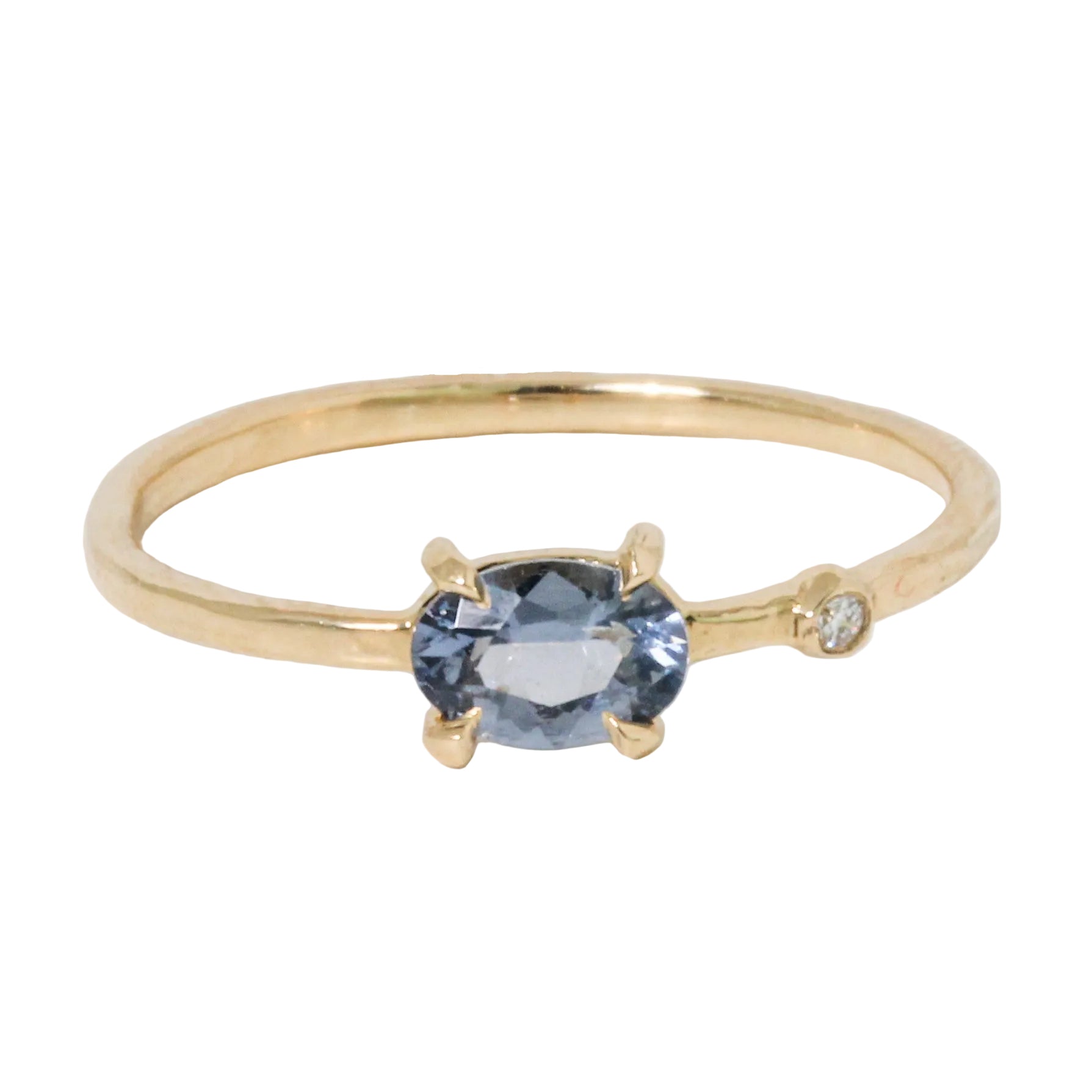 Blue Spinel Wink Ring