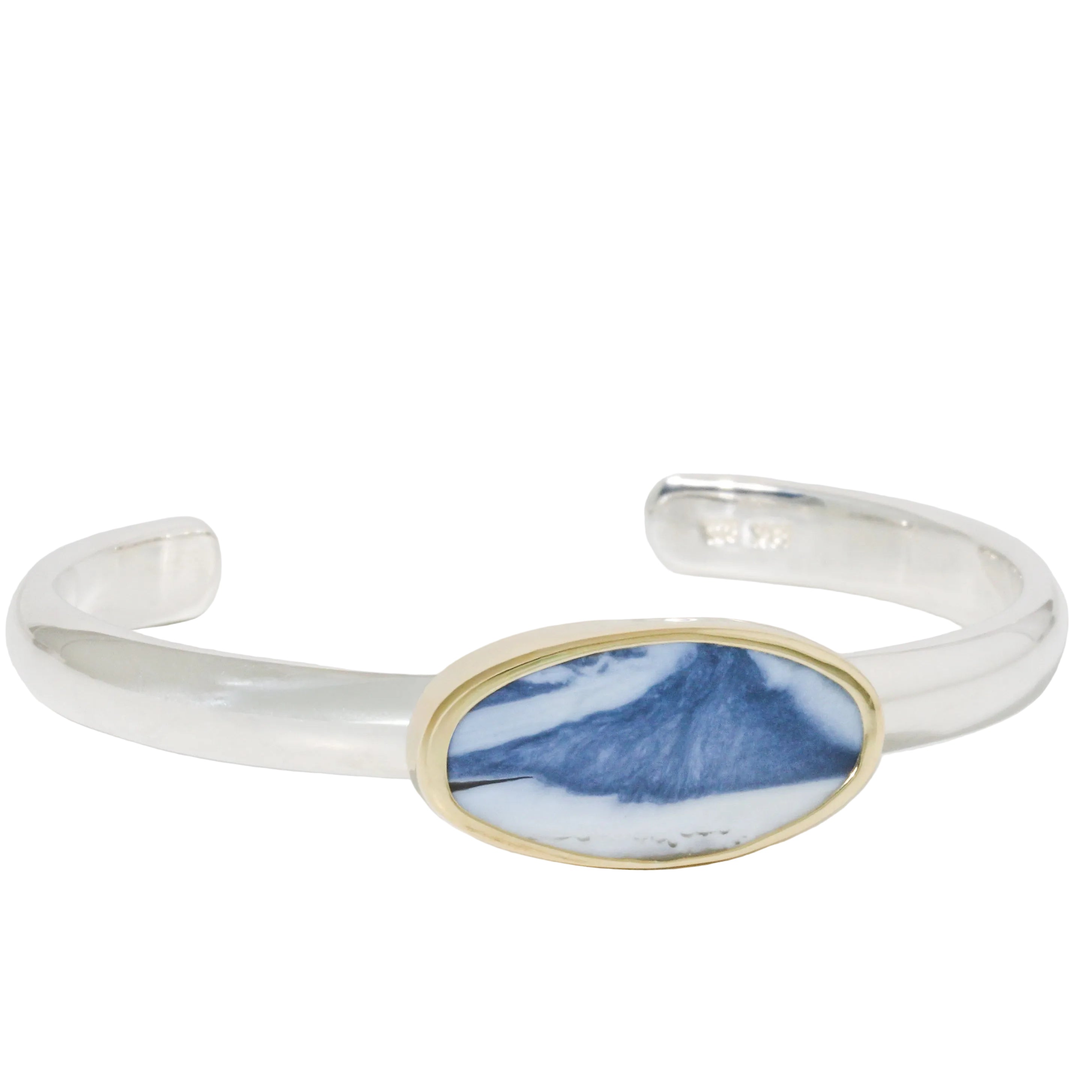Blue Opal Cuff Bracelet