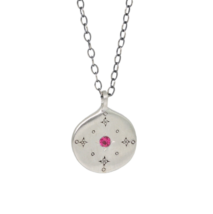 New Moon Ruby Necklace