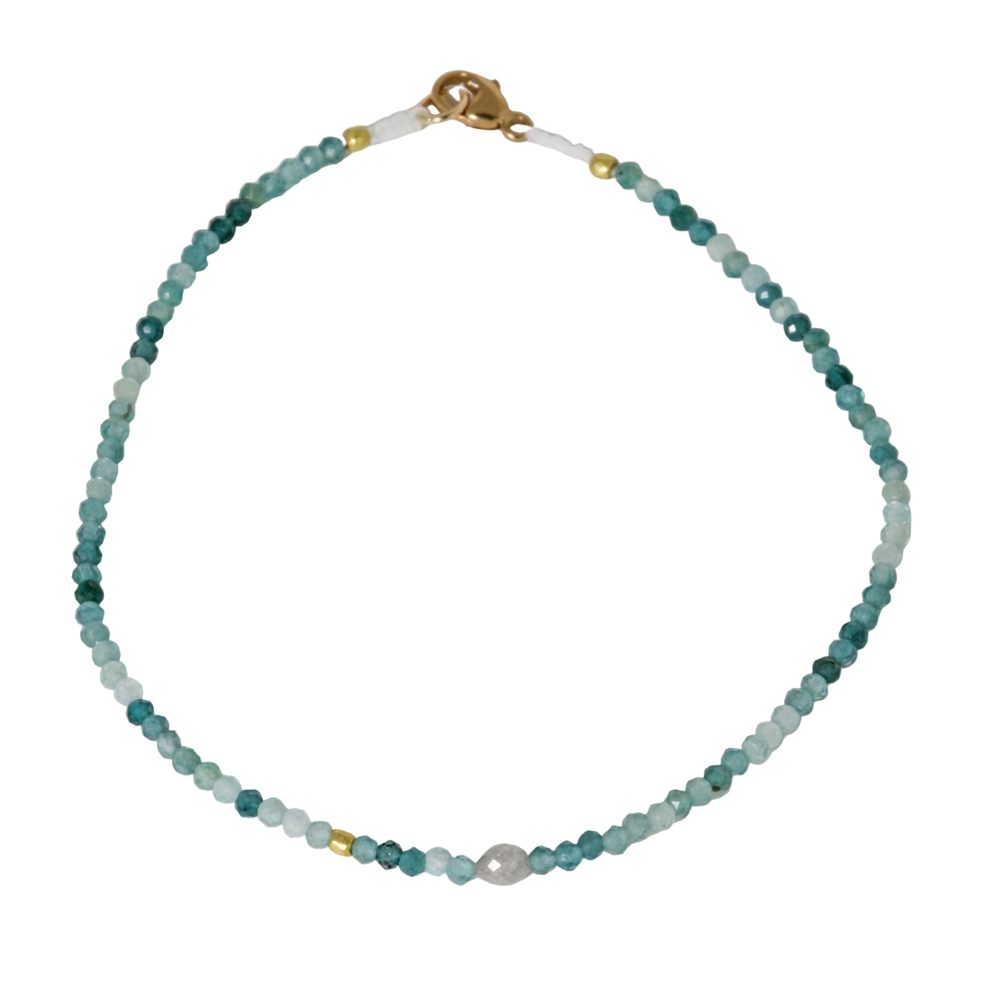 Gradidierite + Grey Diamond Bracelet