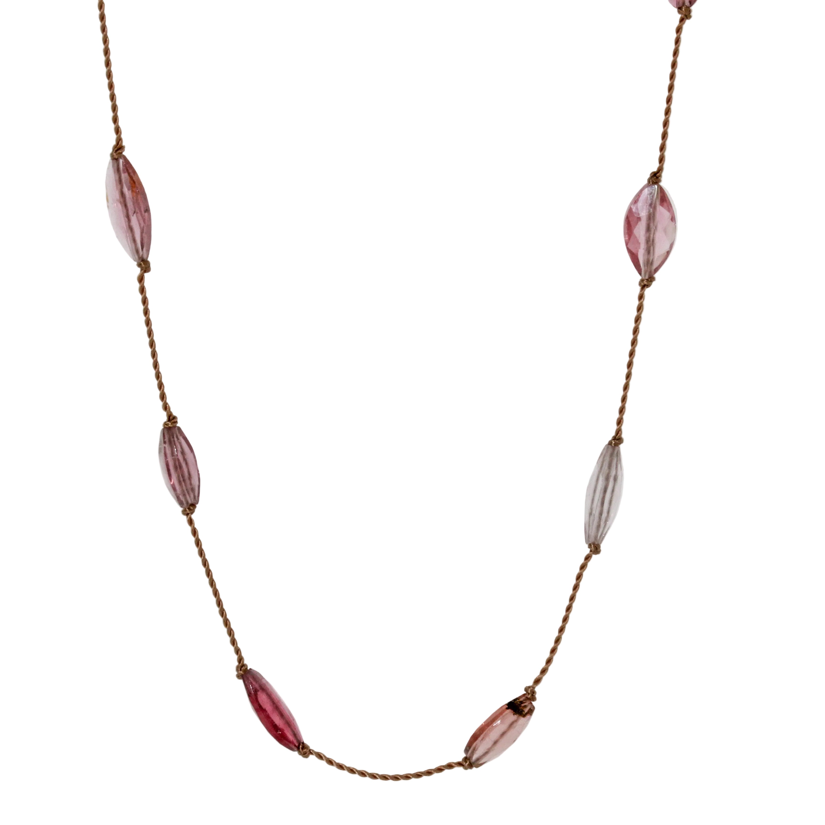 Pink Tourmaline Necklace
