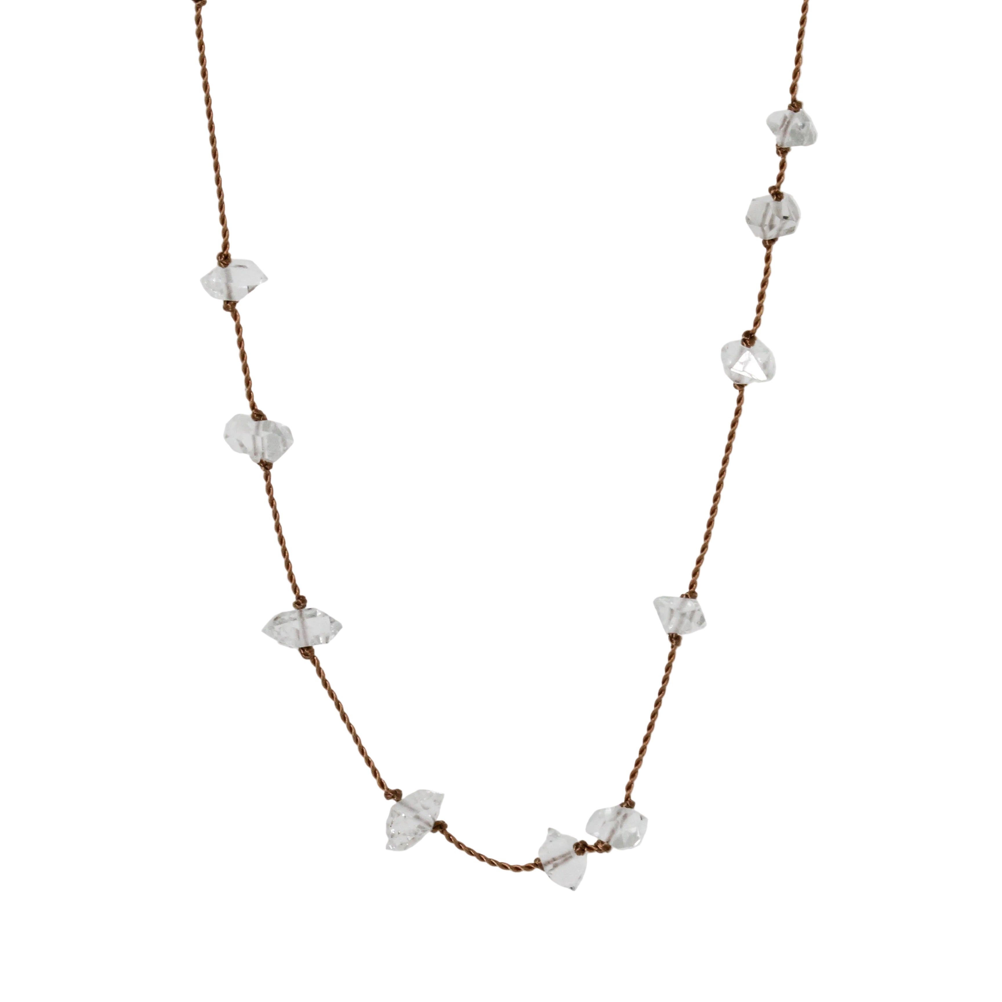 Herkimer Quartz Scatter Necklace