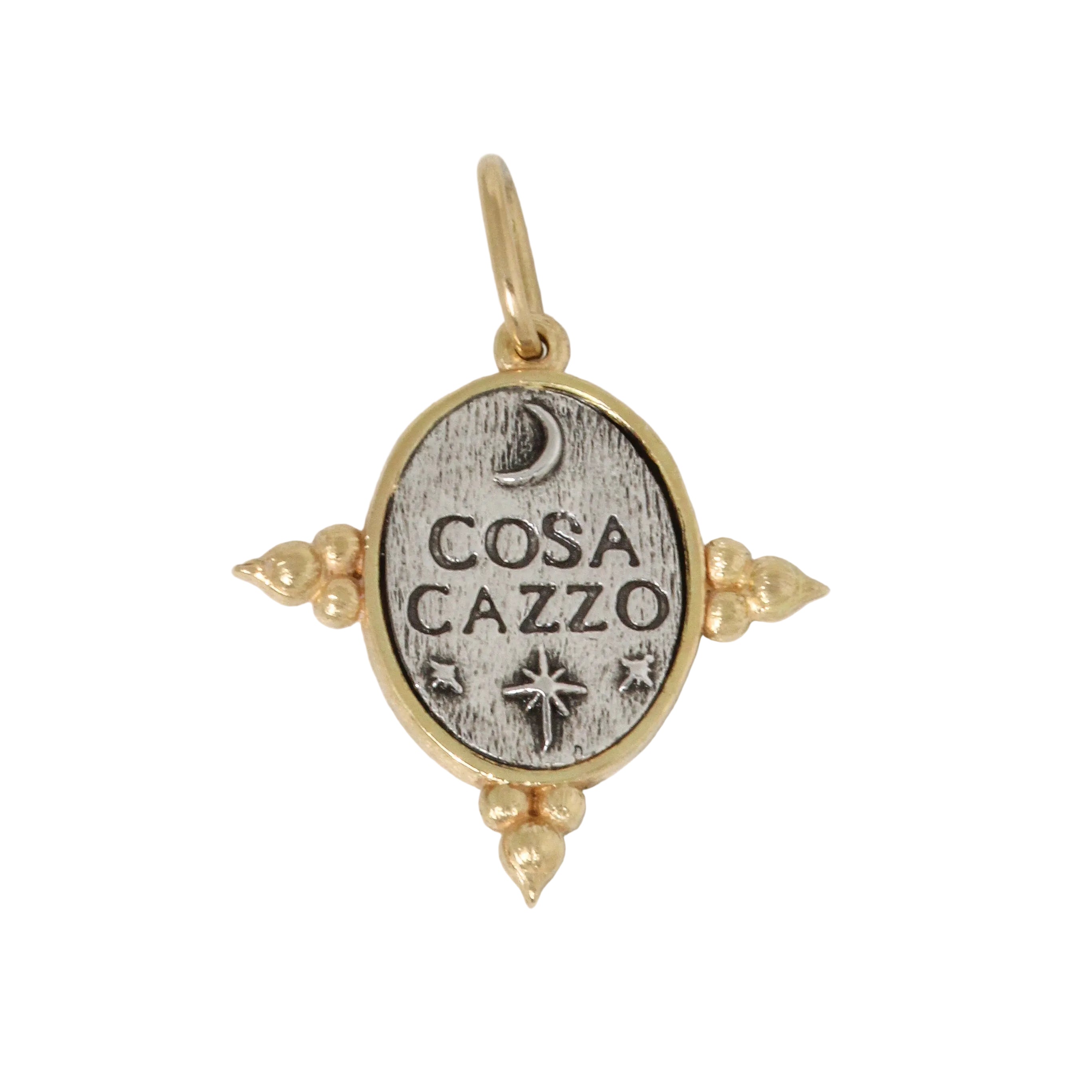 Diamond WTF Skull Charm