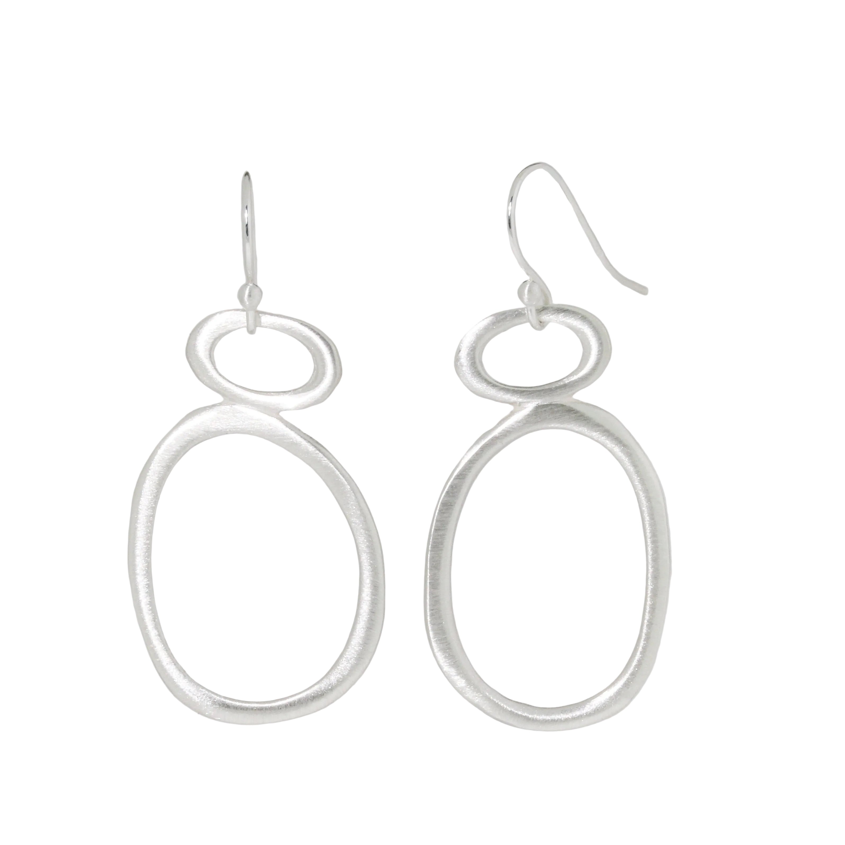 Small and Large Oval Earrings