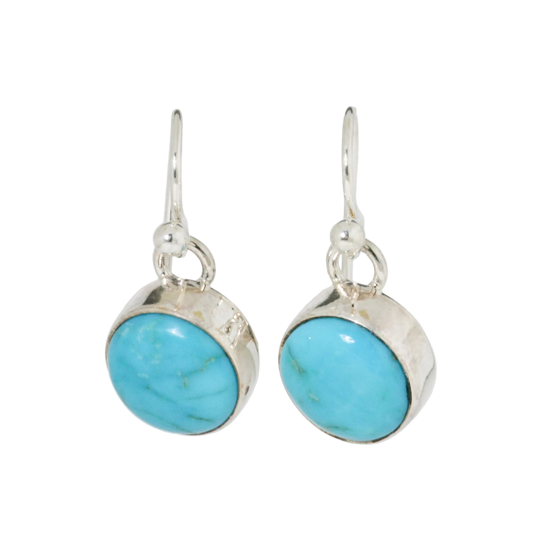 Blue Kingman Turquoise Earrings