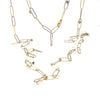 18K Yellow + White Gold Popsicle Chain Necklace