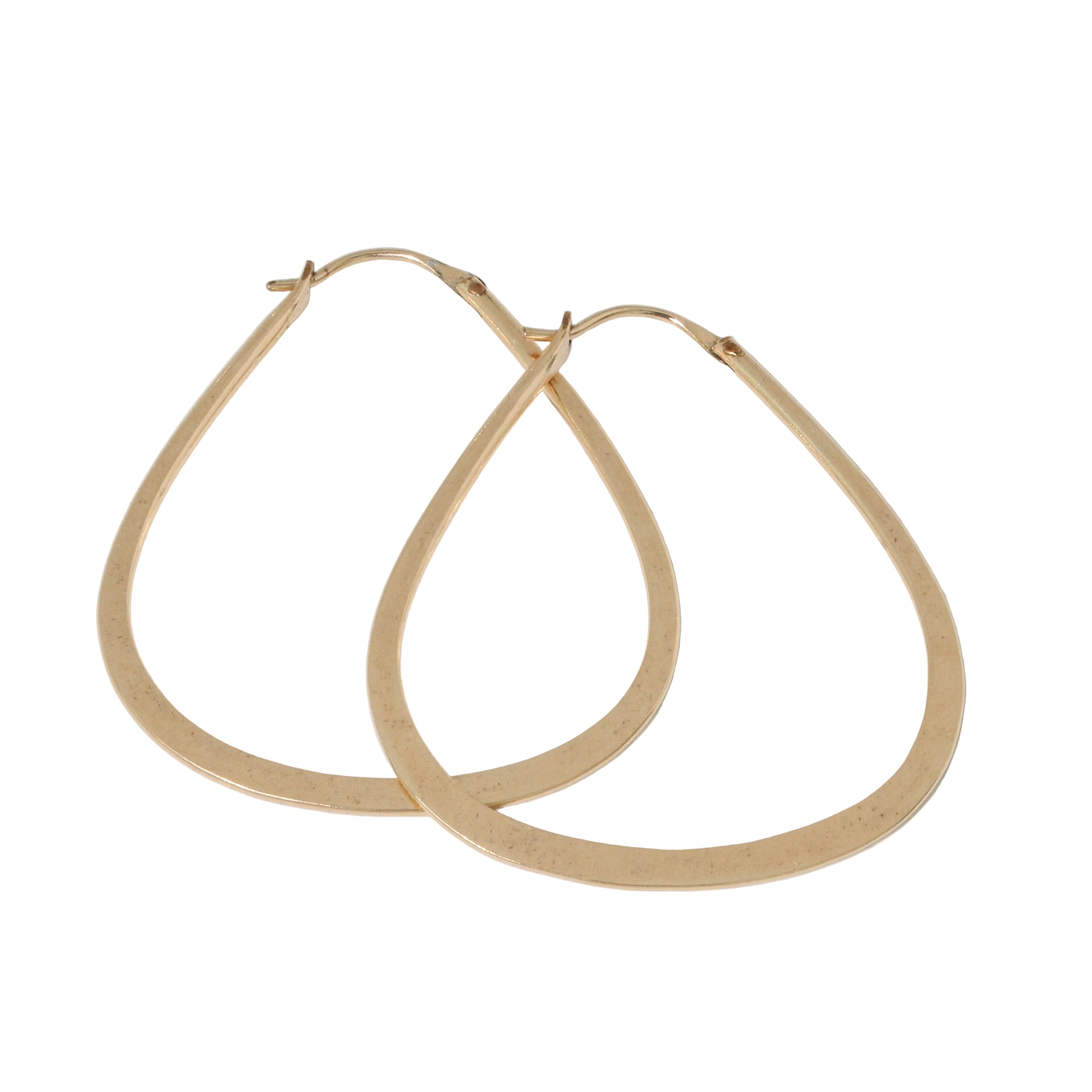 Small Gold Filled Shadow Hoops