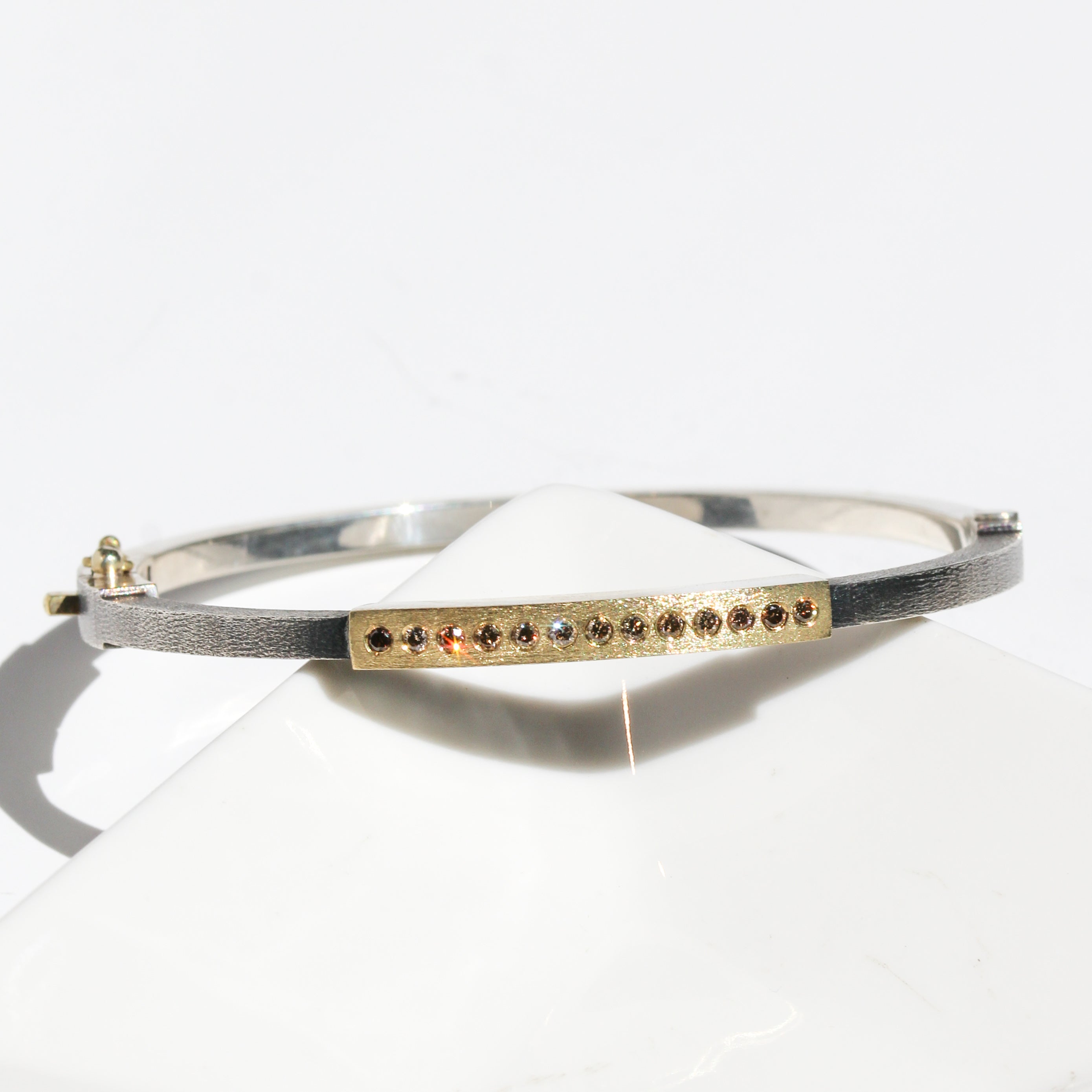 Gold Diana 13 Champagne Diamond Bracelet