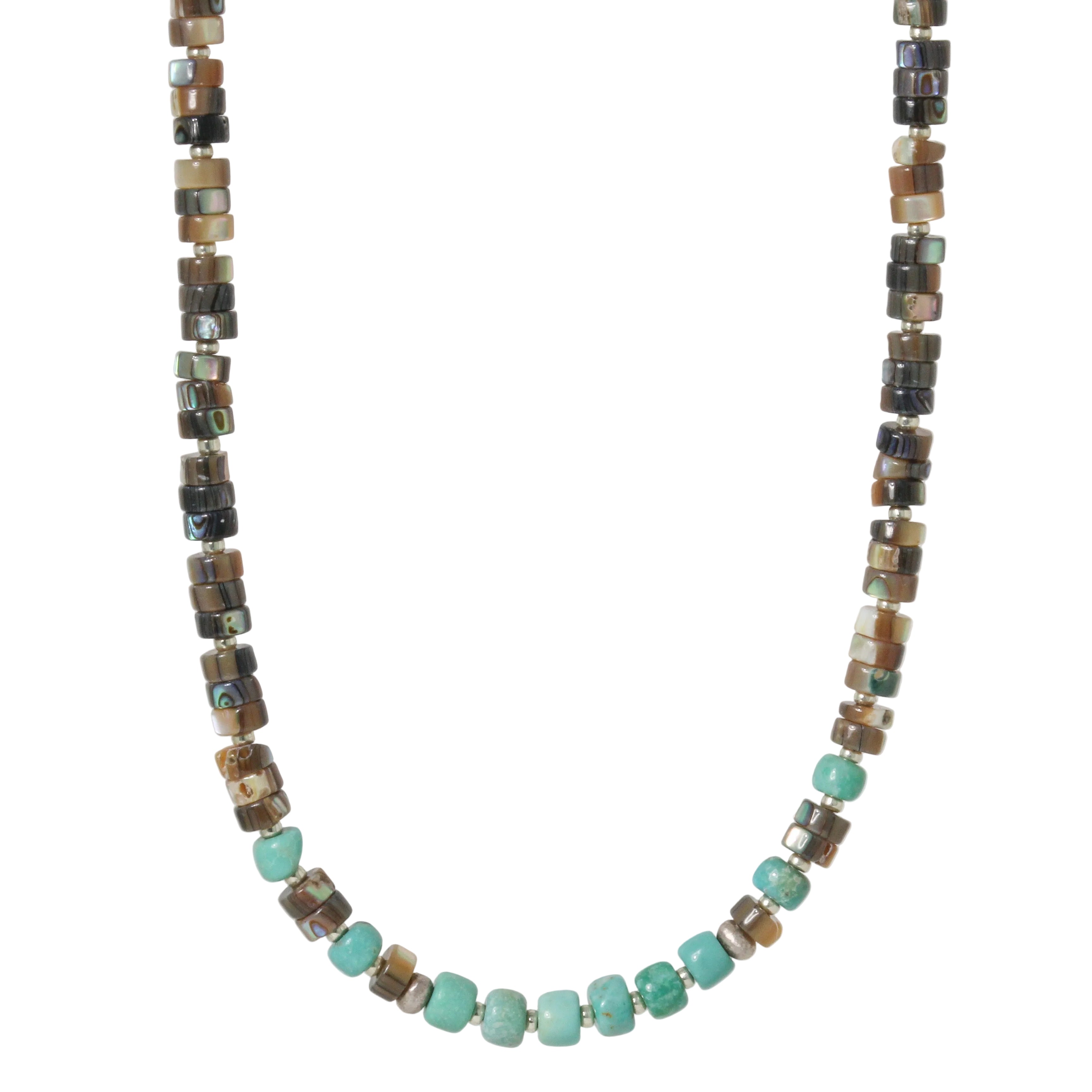 Abalone + Turquoise Necklace