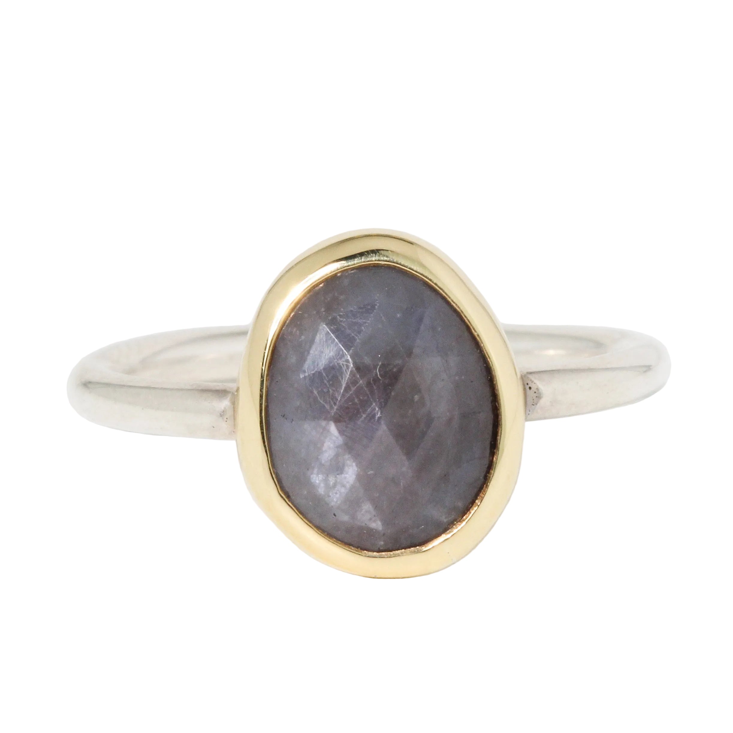 Grey Sapphire Ring