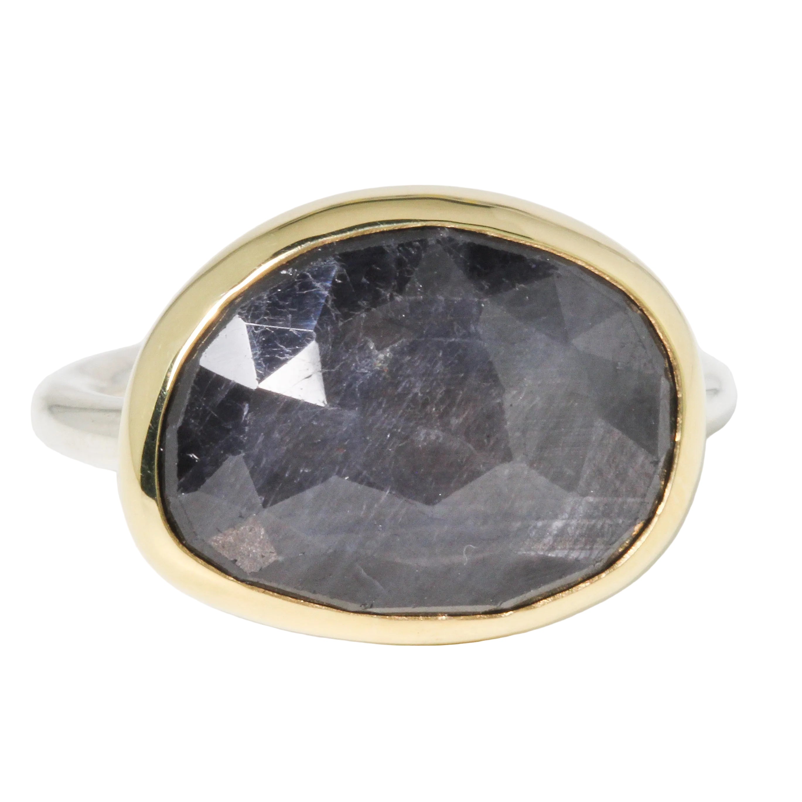 Grey Sapphire Ring