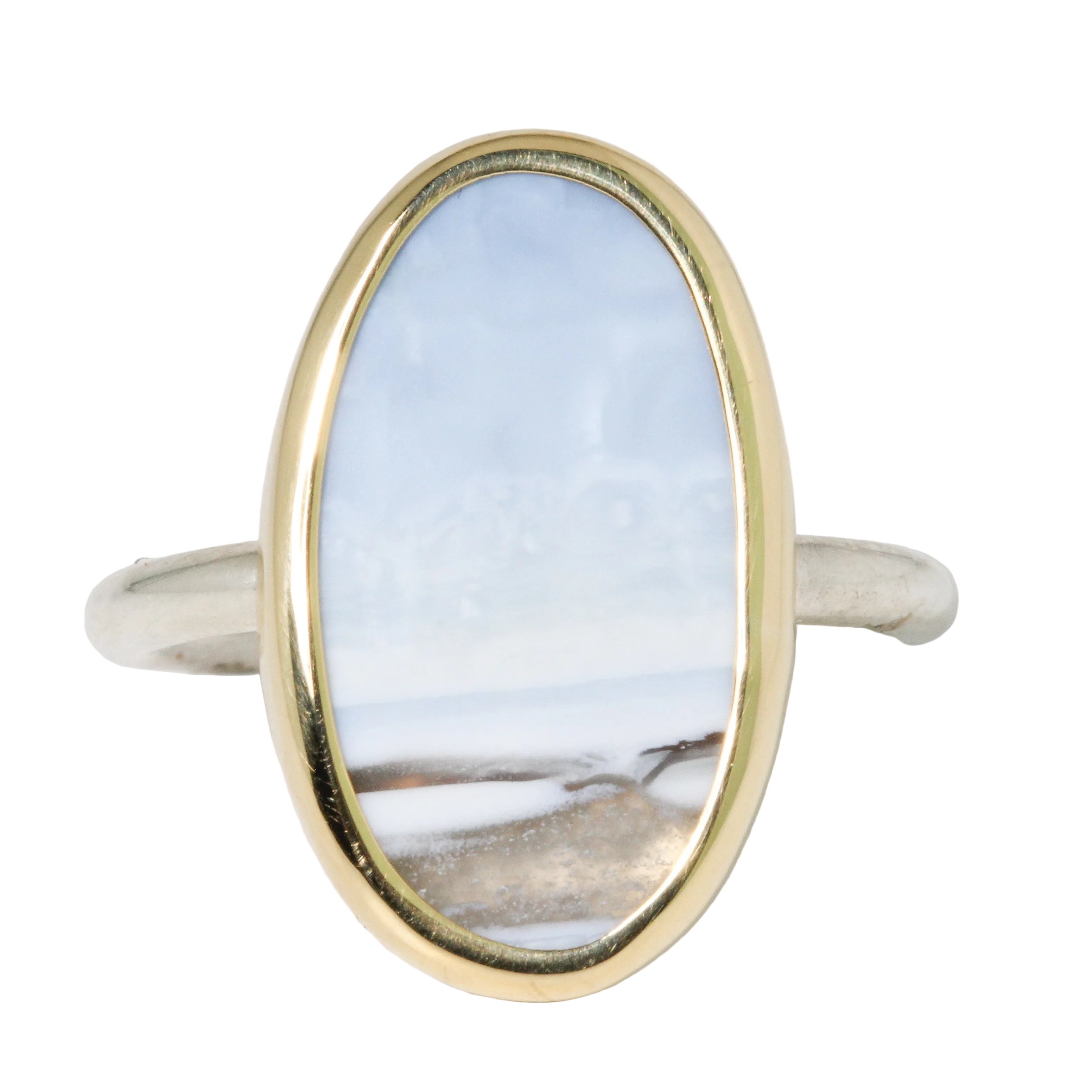 Indian Blue Opal Ring