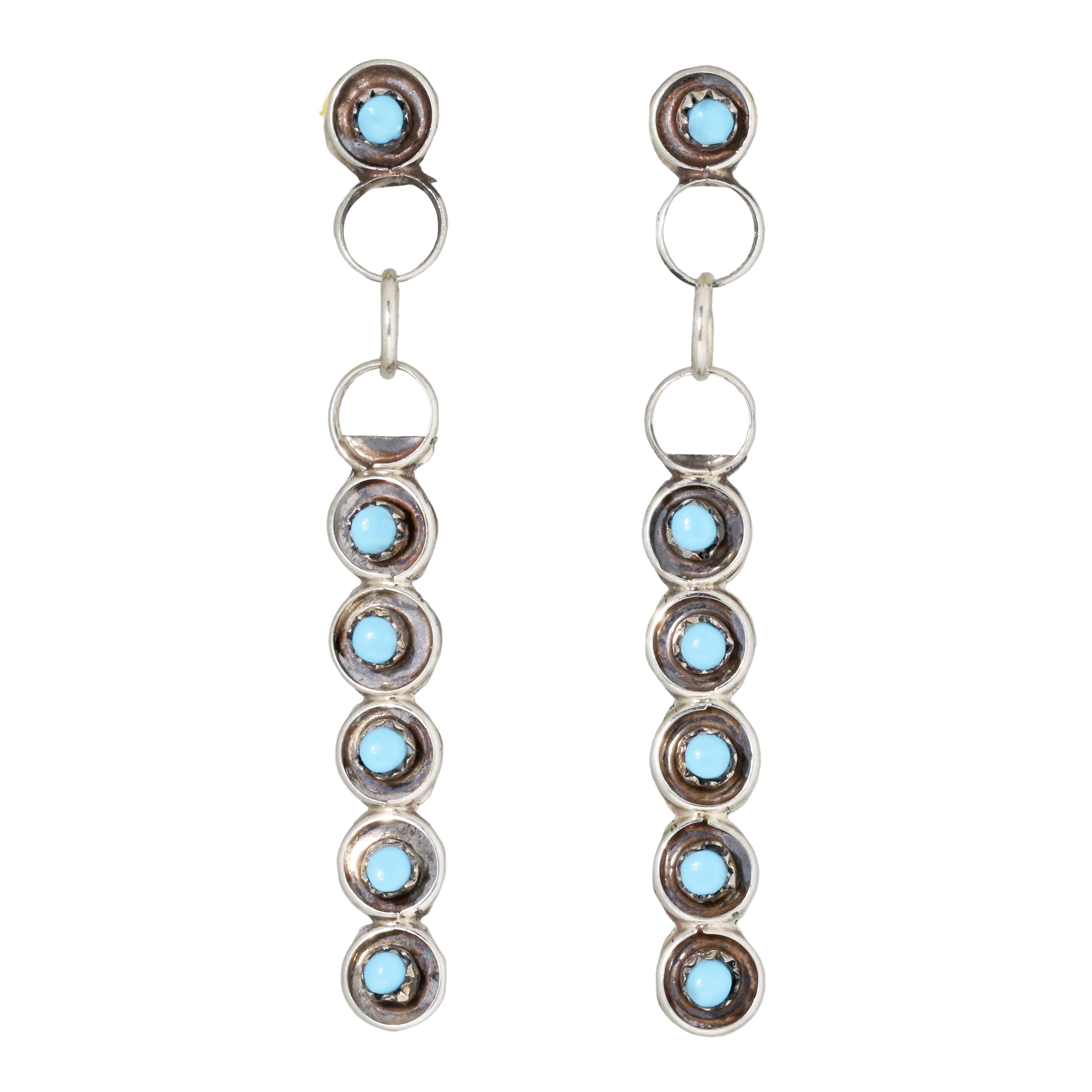 Zuni Stick Dangle Earrings