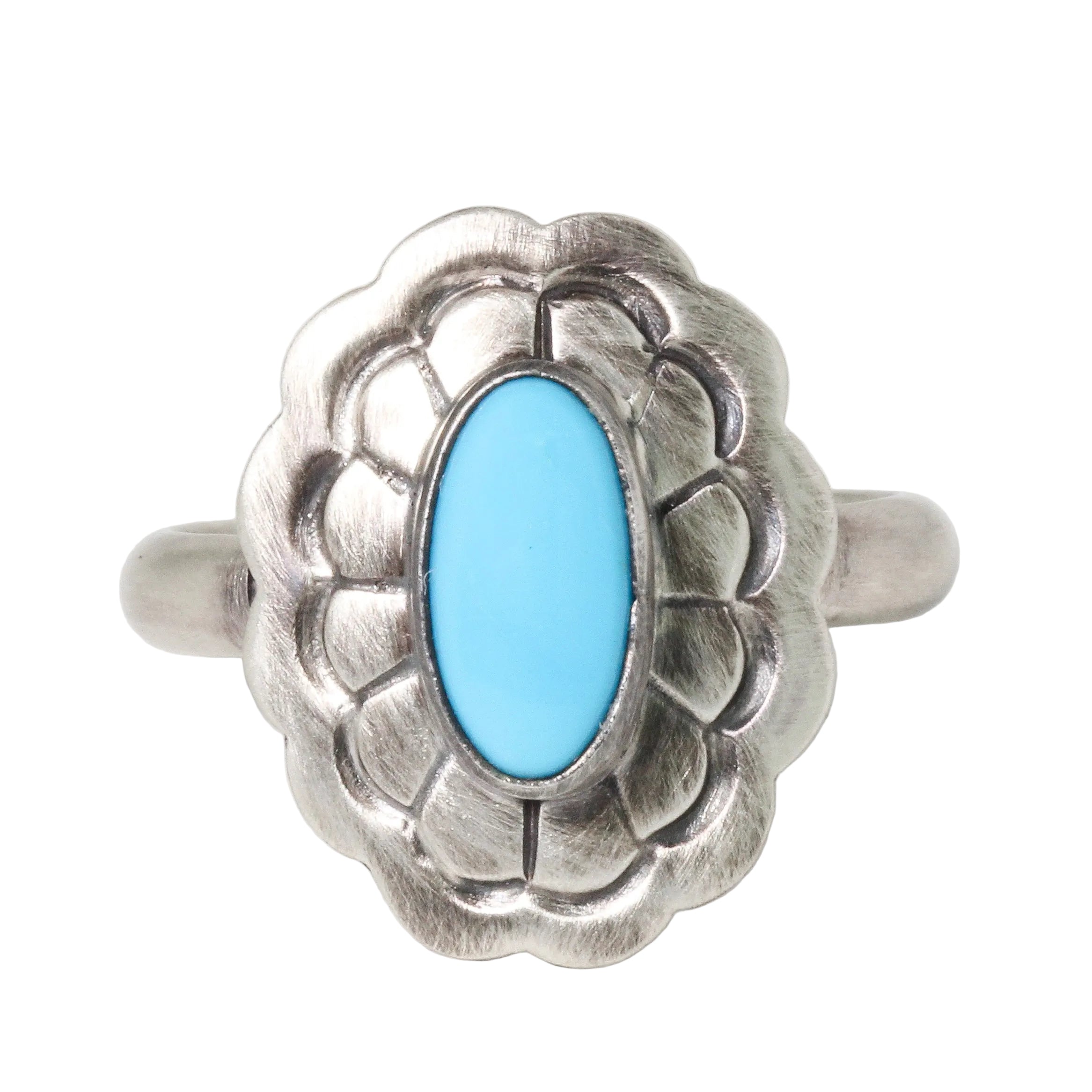 Turquoise Concho Ring