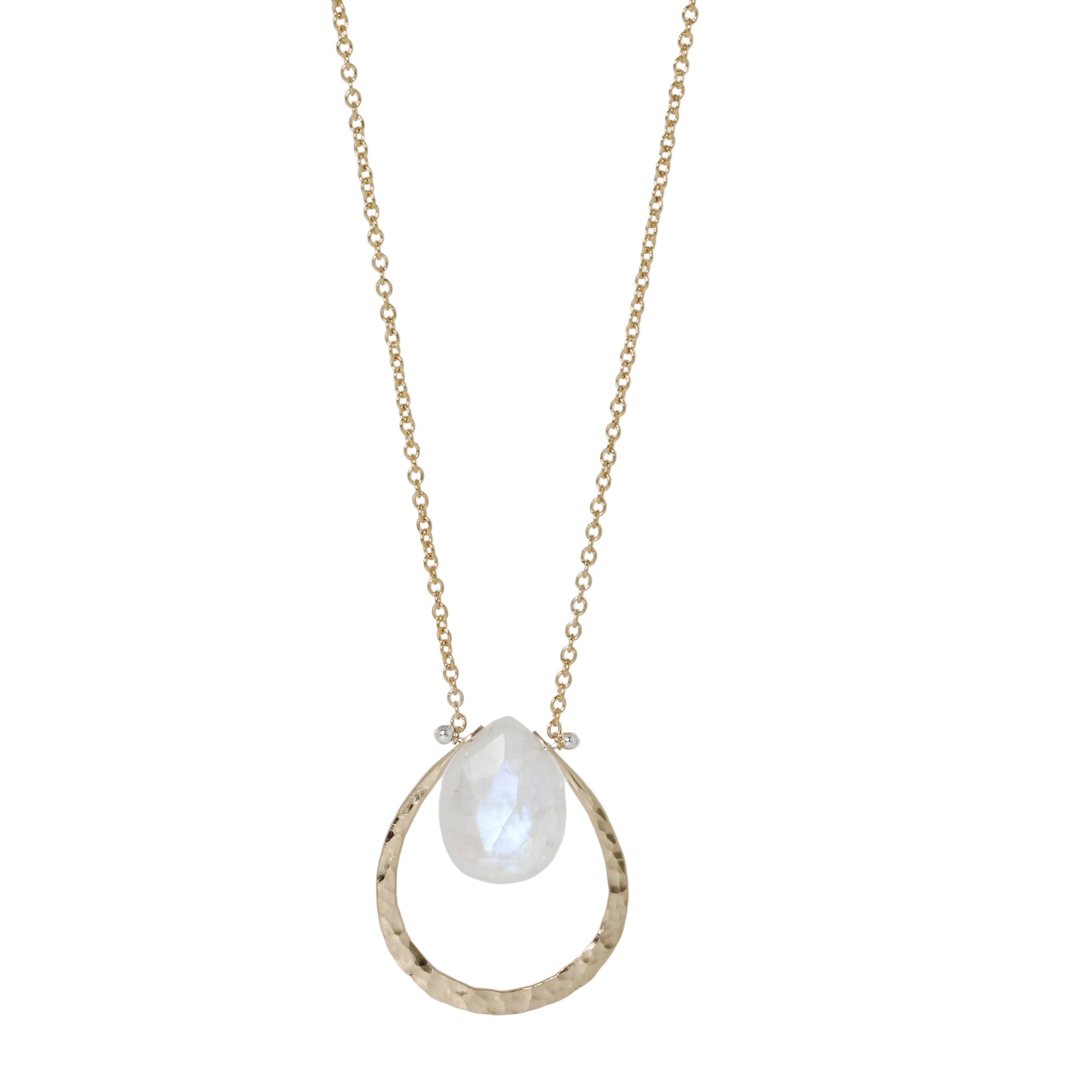 Ophelia Rainbow Moonstone Necklace