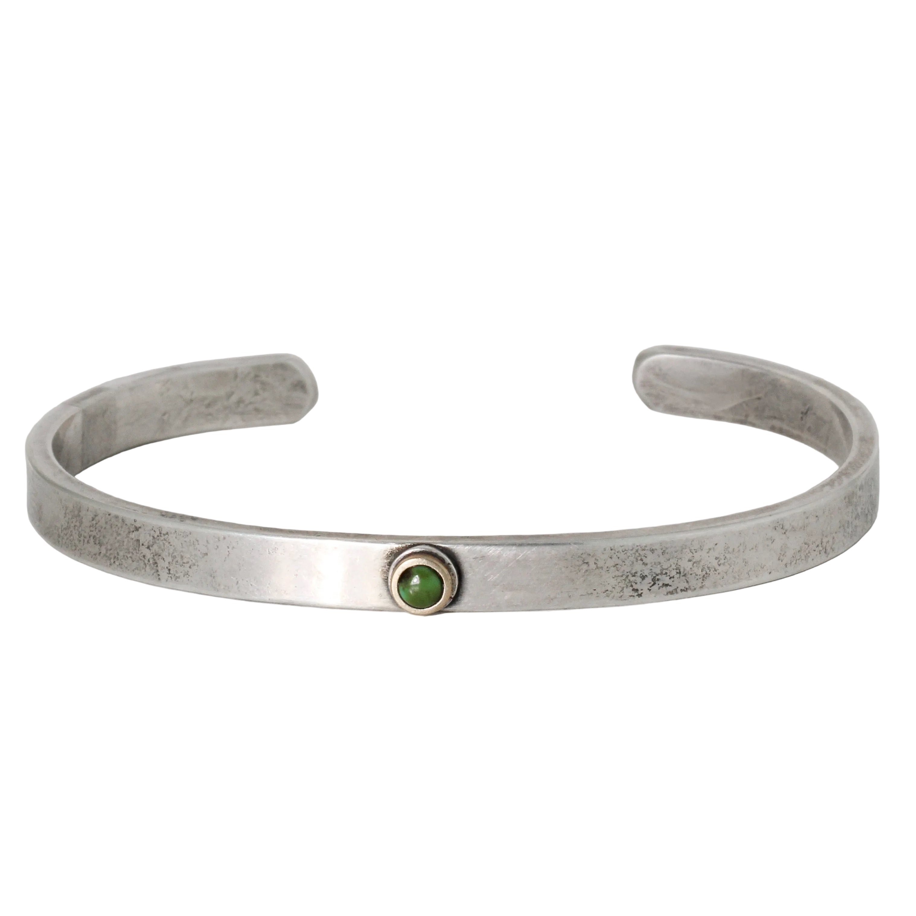 Dennis Hogan Green Turquoise Taos Cuff Bracelet