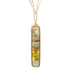 Stacked Black Opal Necklace