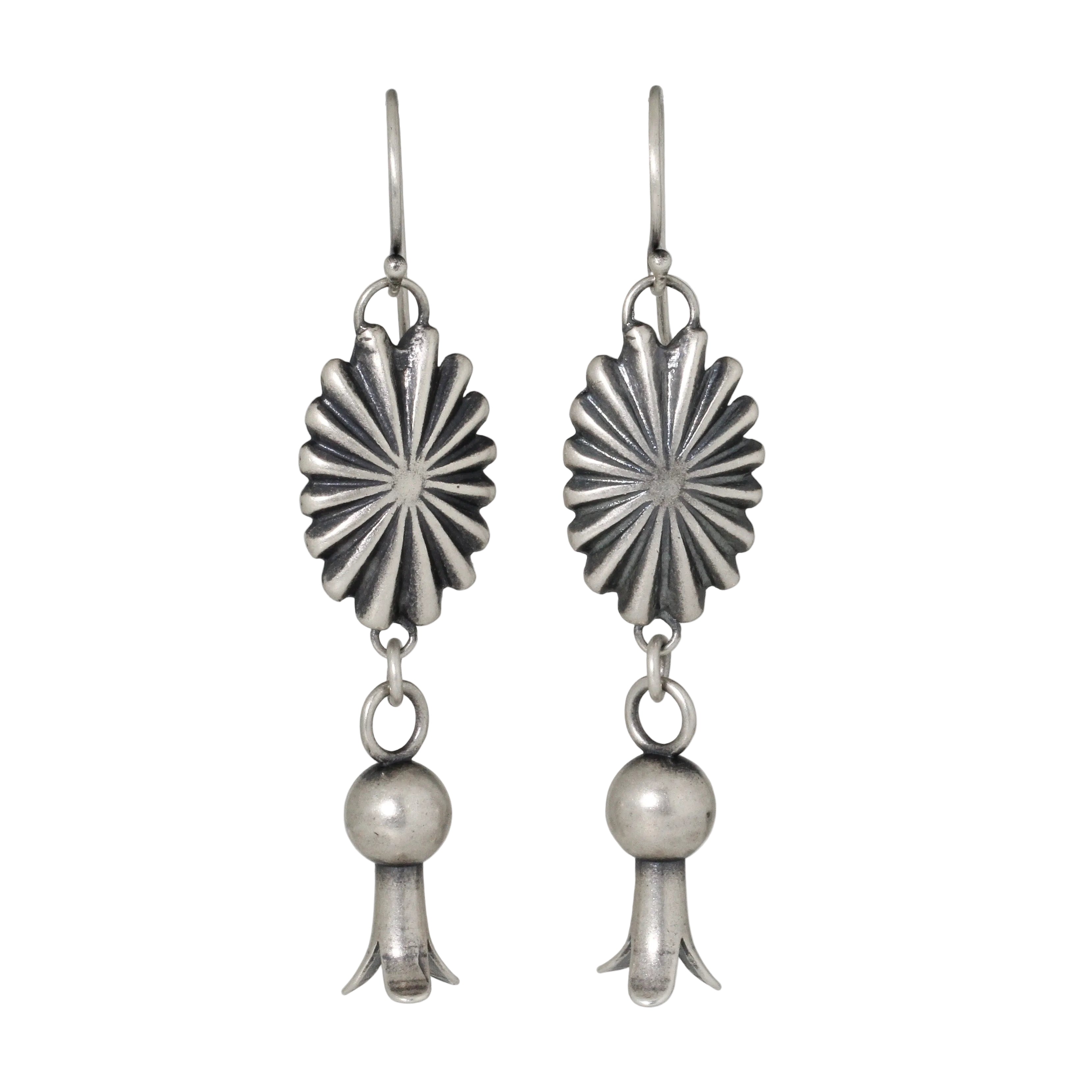 Revival Concha + Squash Blossom Earrings
