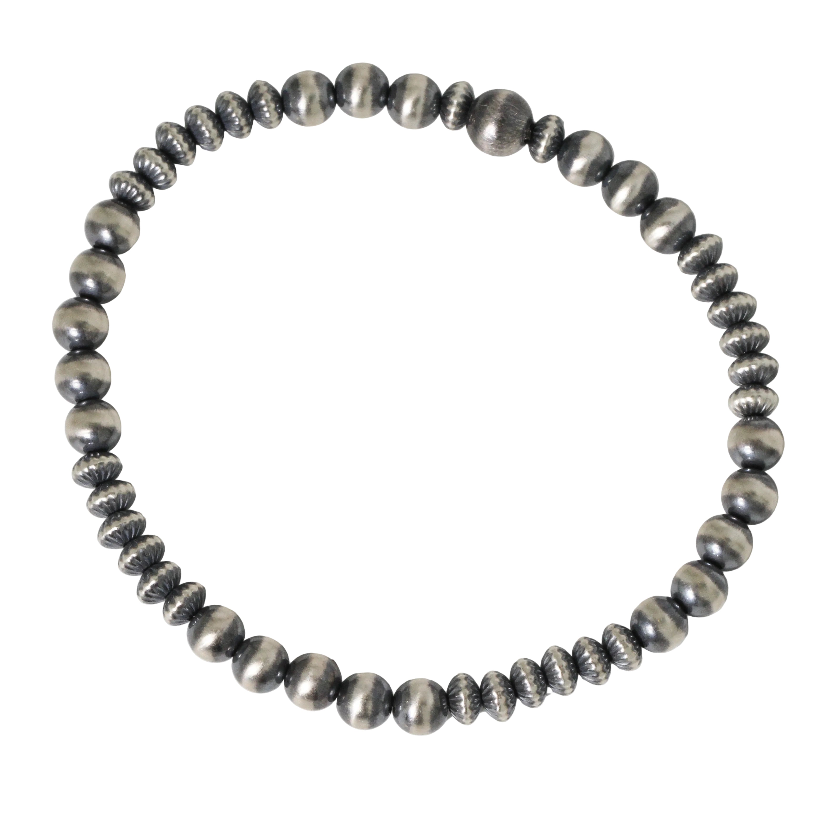 Mixed Fluted Navajo Pearl Bracelet