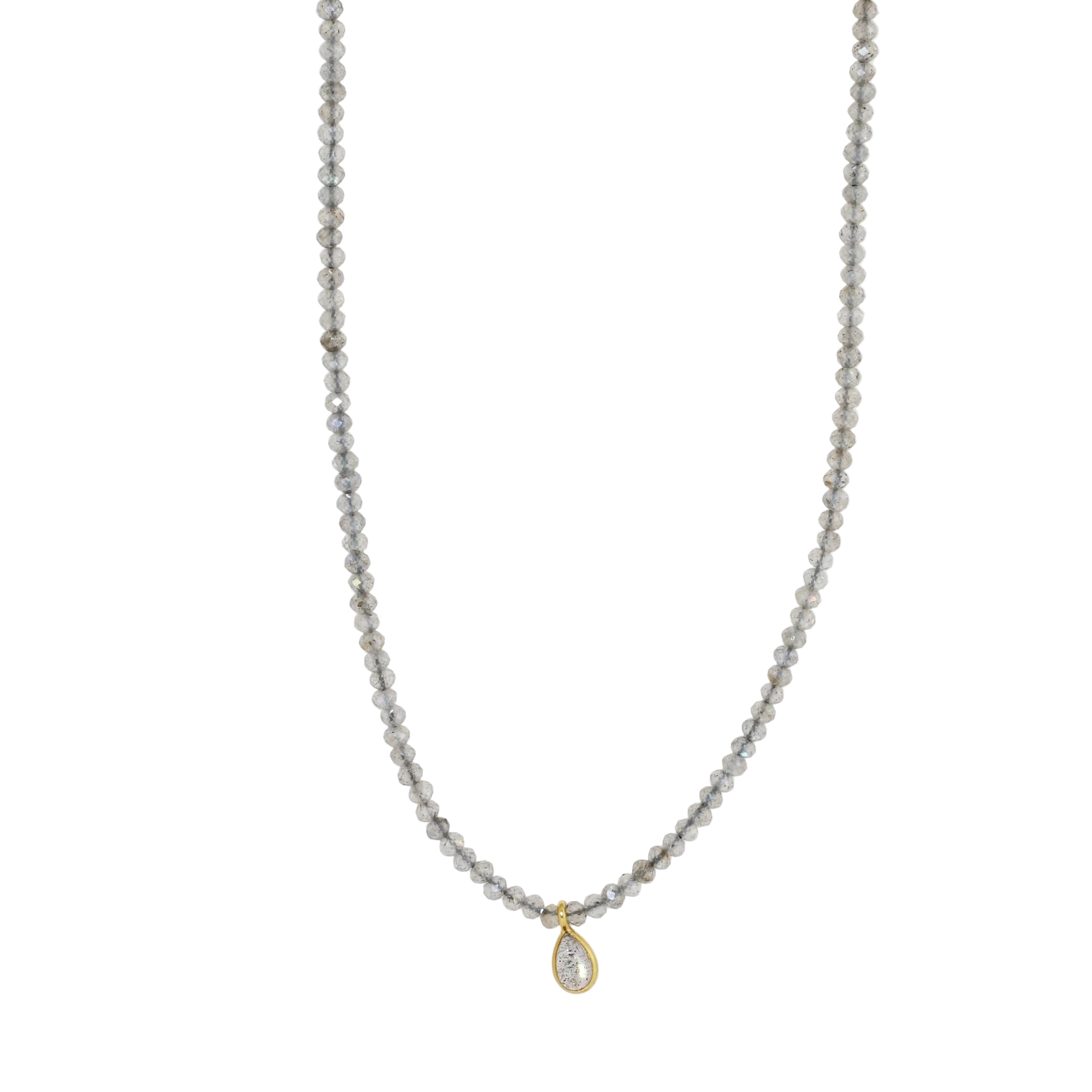 Beaded Labradorite Necklace