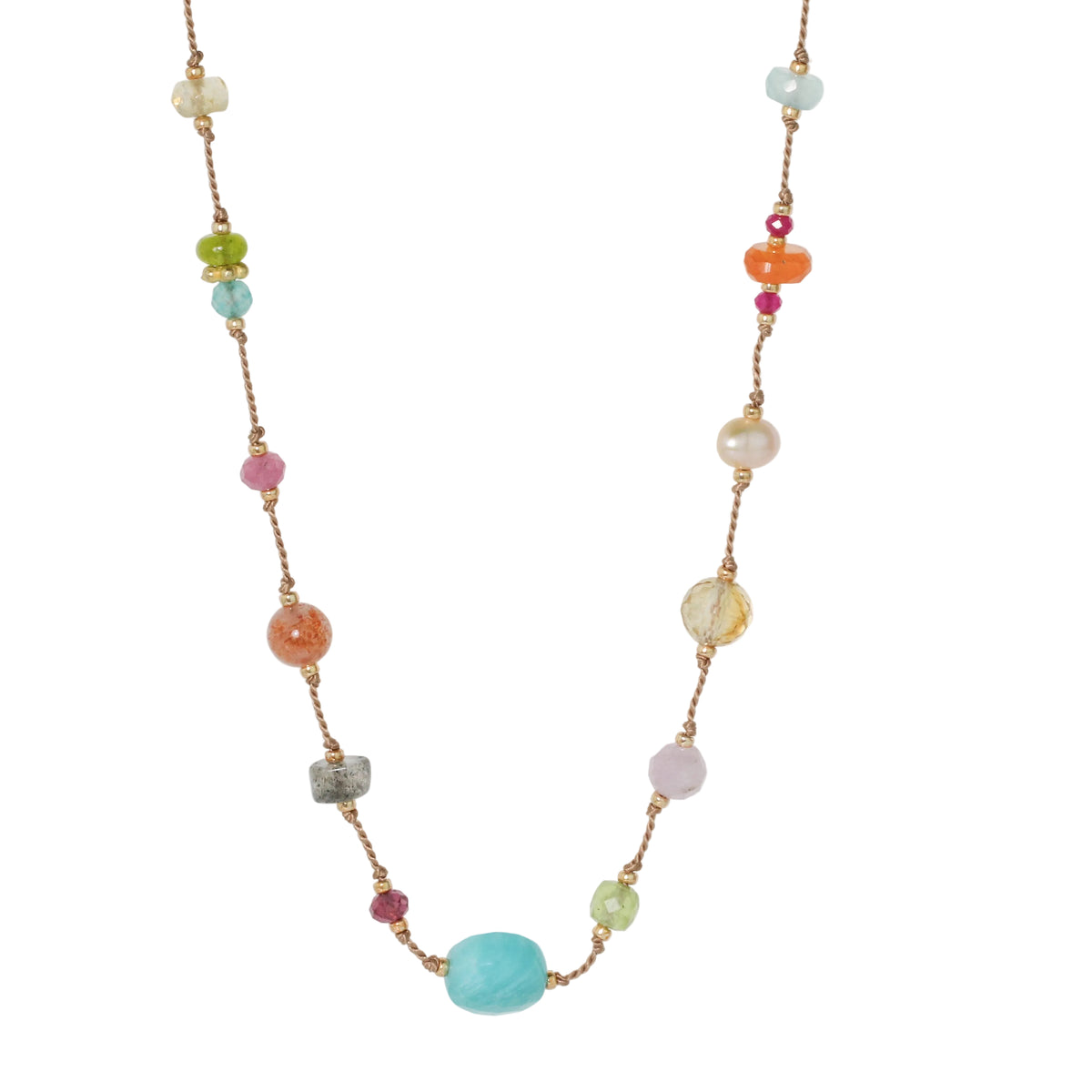Confetti Bright Gemstone Necklace
