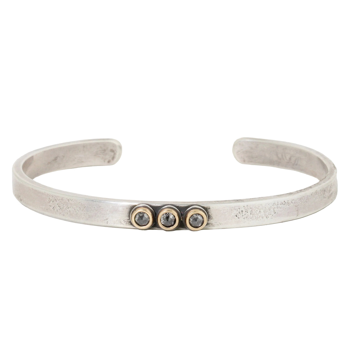 Dennis Hogan Triad Rustic Diamond Cuff Bracelet