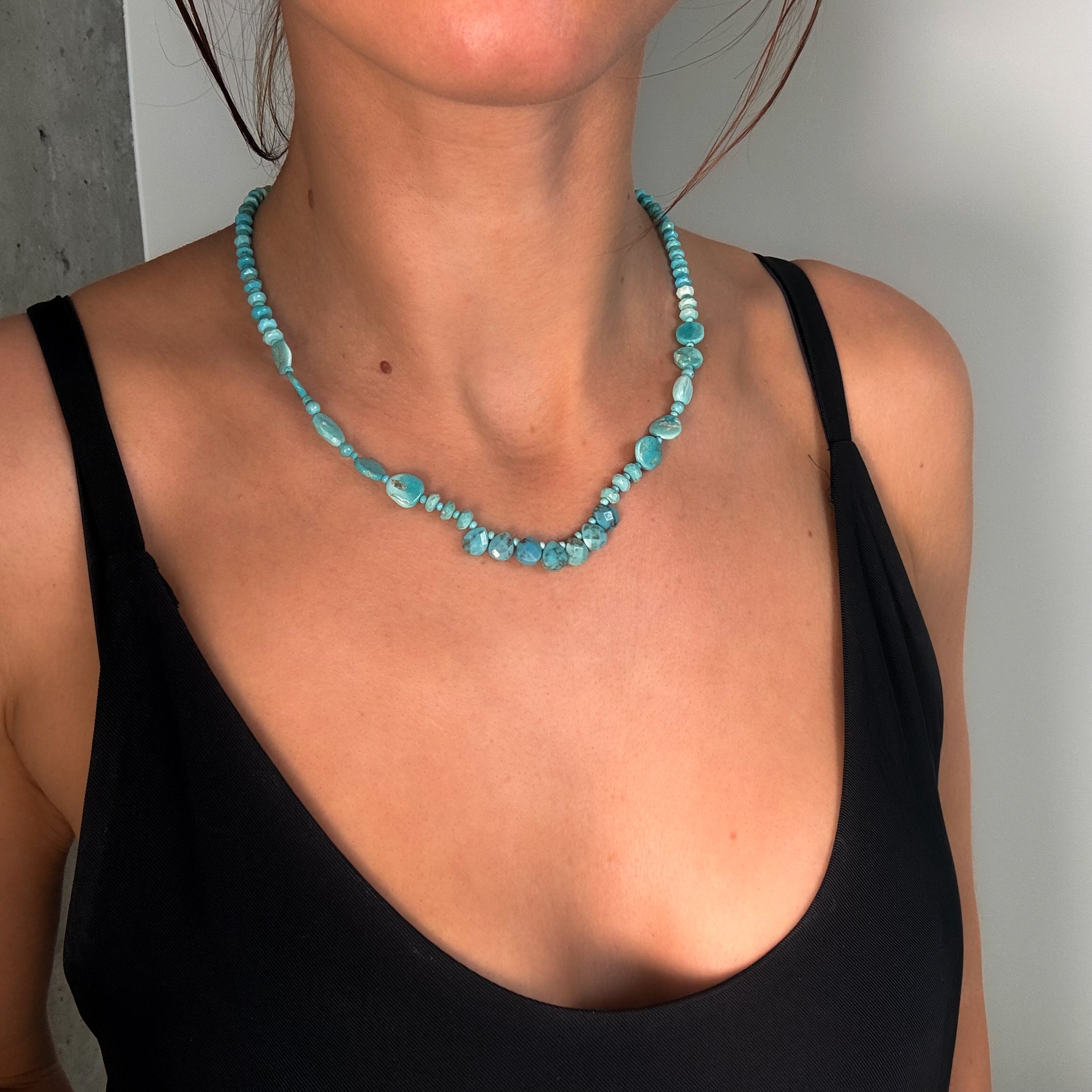 Mixed Sleeping Beauty Turquoise Necklace