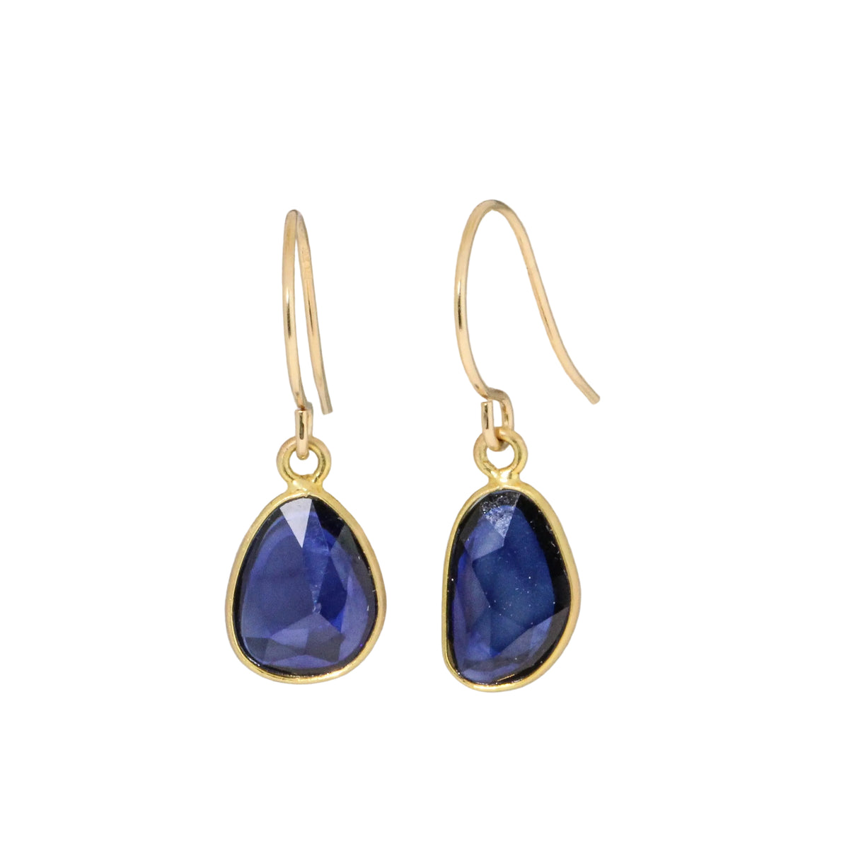 Small Blue Sapphire Earrings